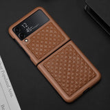 Samsung Galaxy Z Flip 4 Case DUX DUCIS Venice Series Shockproof - Brown