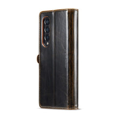 Samsung Galaxy Z Fold 3 5G Case Crazy Horse Texture - Coffee