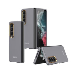 Samsung Galaxy Z Fold 4 5G Case Electroplating Lens Frame - Grey