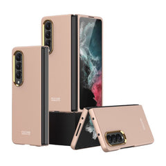 Samsung Galaxy Z Fold 4 5G Case Electroplating Lens Frame - Rose Gold