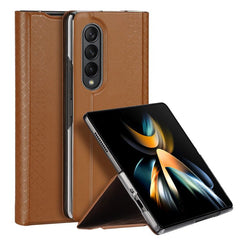 Samsung Galaxy Z Fold 4 Case DUX DUCIS Bril Series Shockproof - Brown