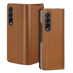 Samsung Galaxy Z Fold 4 Case DUX DUCIS Bril Series Shockproof - Brown