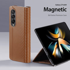 Samsung Galaxy Z Fold 4 Case DUX DUCIS Bril Series Shockproof - Brown