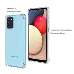 Samsung Galaxy A02s Case With Shockproof TPU - Transparent