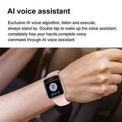 Smart Watch IP68 Waterproof Heart Rate Blood Pressure - Black