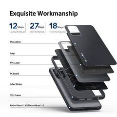 Xiaomi Redmi Note 11 4G Case DUX DUCIS Fino Series - Black