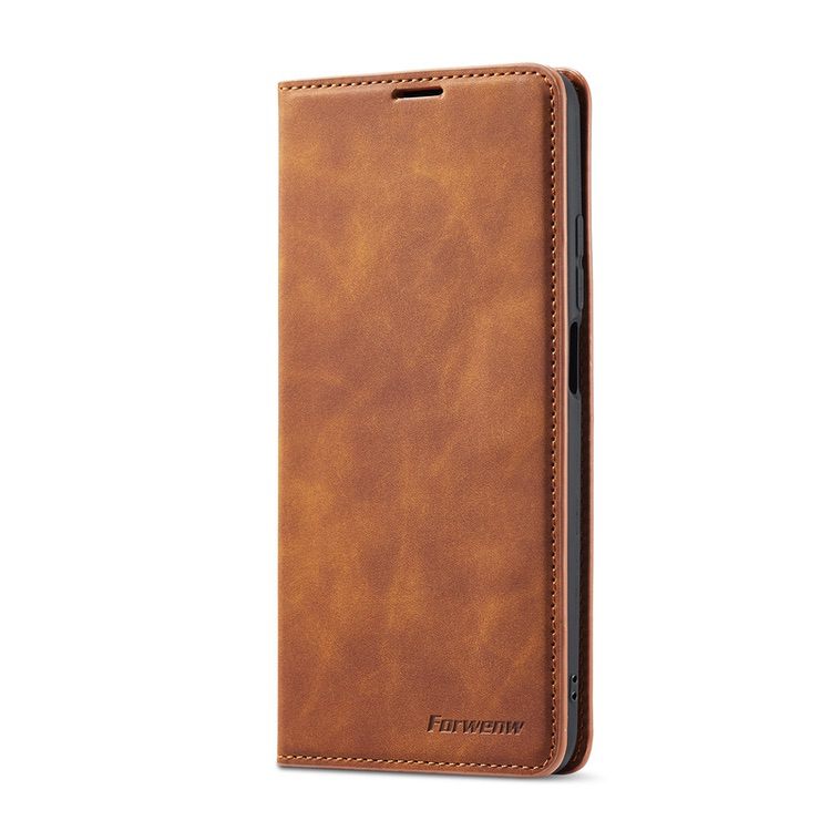 Xiaomi Redmi Note 11 4G Case Forwenw Dream Series Secure Wallet - Brown