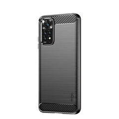 Xiaomi Redmi Note 11 4G Case MOFI Gentleness Brushed Carbon Fiber - Black