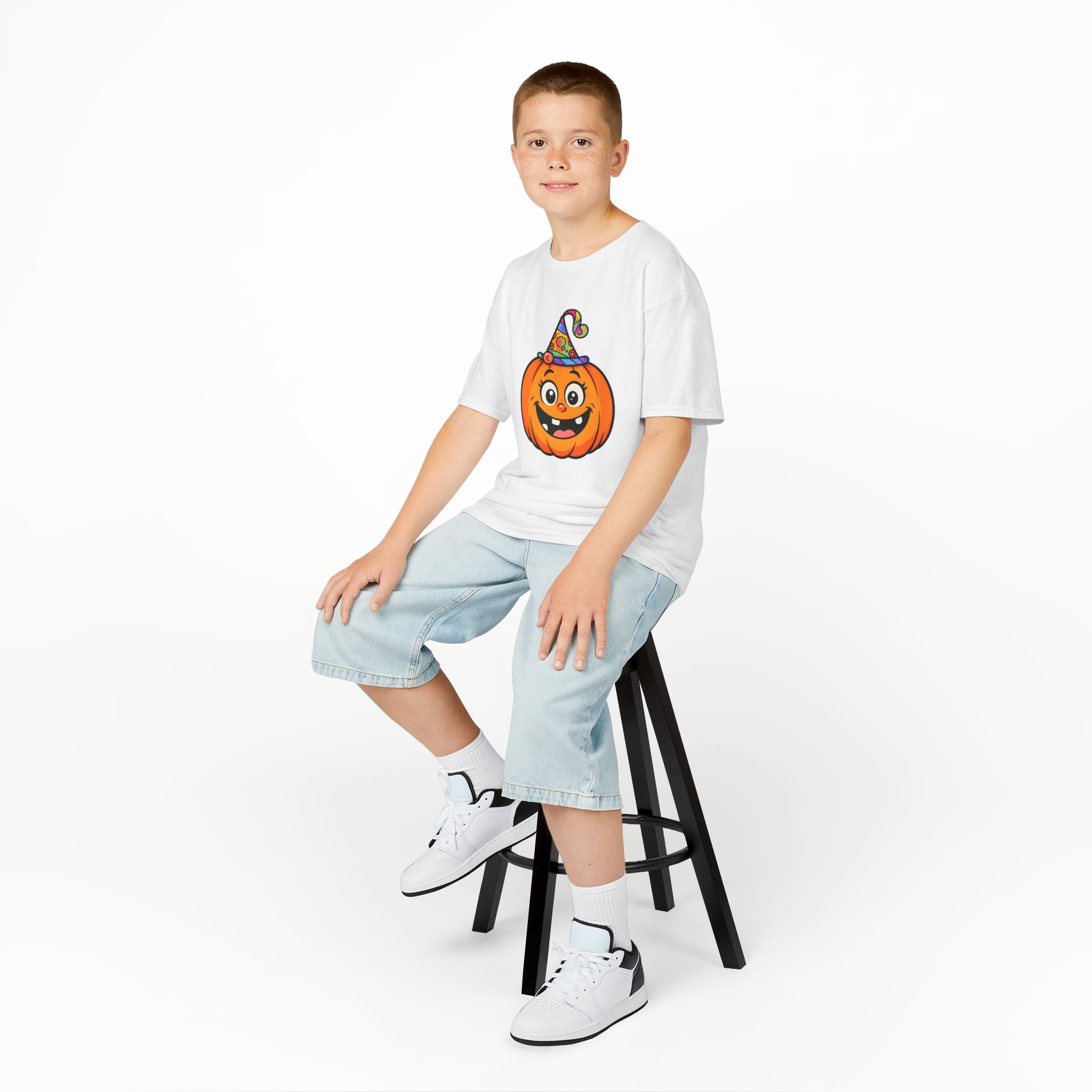 Happy Pumpkin Kids Tee, Halloween Shirt, Fun Fall Tee, Costume Party Shirt