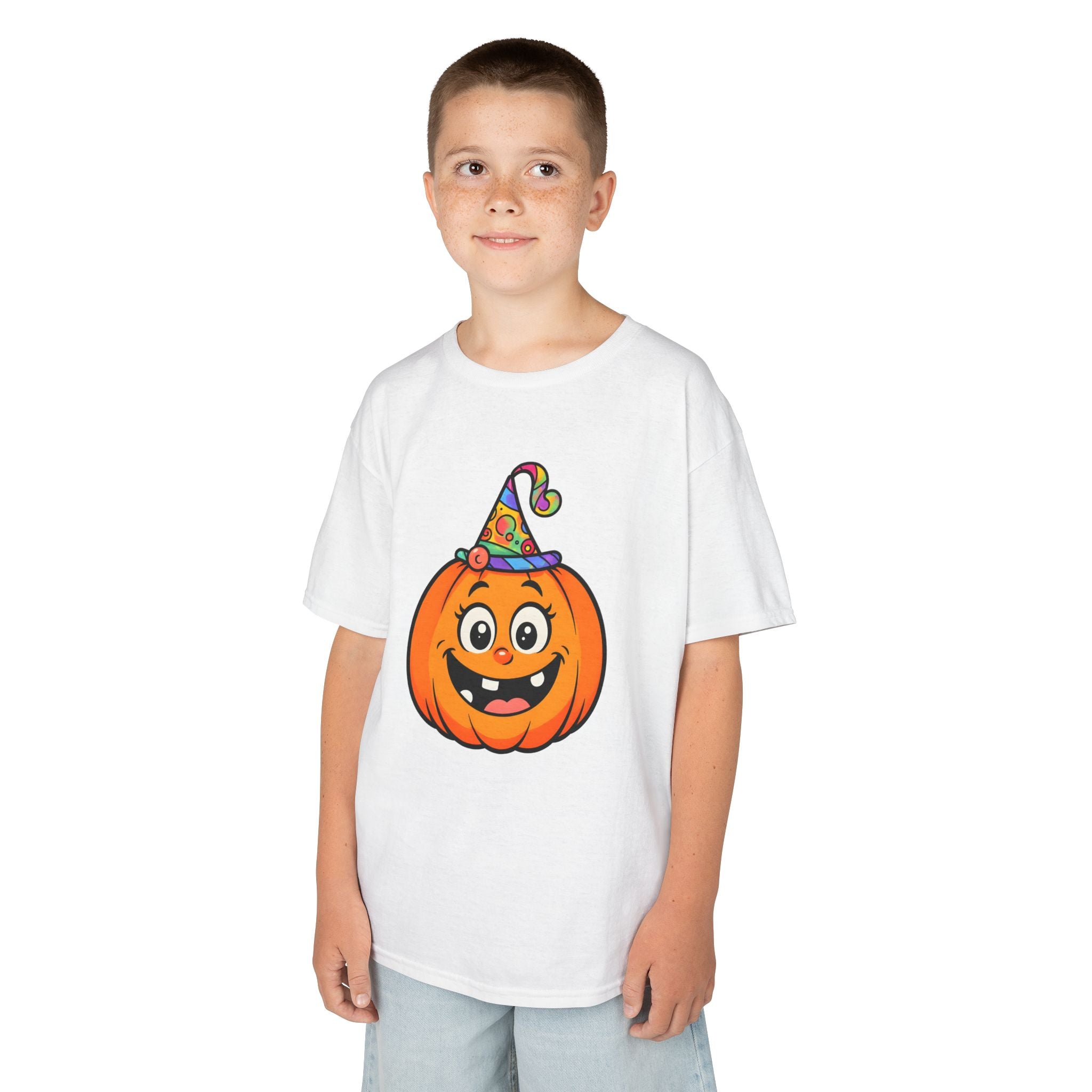 Happy Pumpkin Kids Tee, Halloween Shirt, Fun Fall Tee, Costume Party Shirt