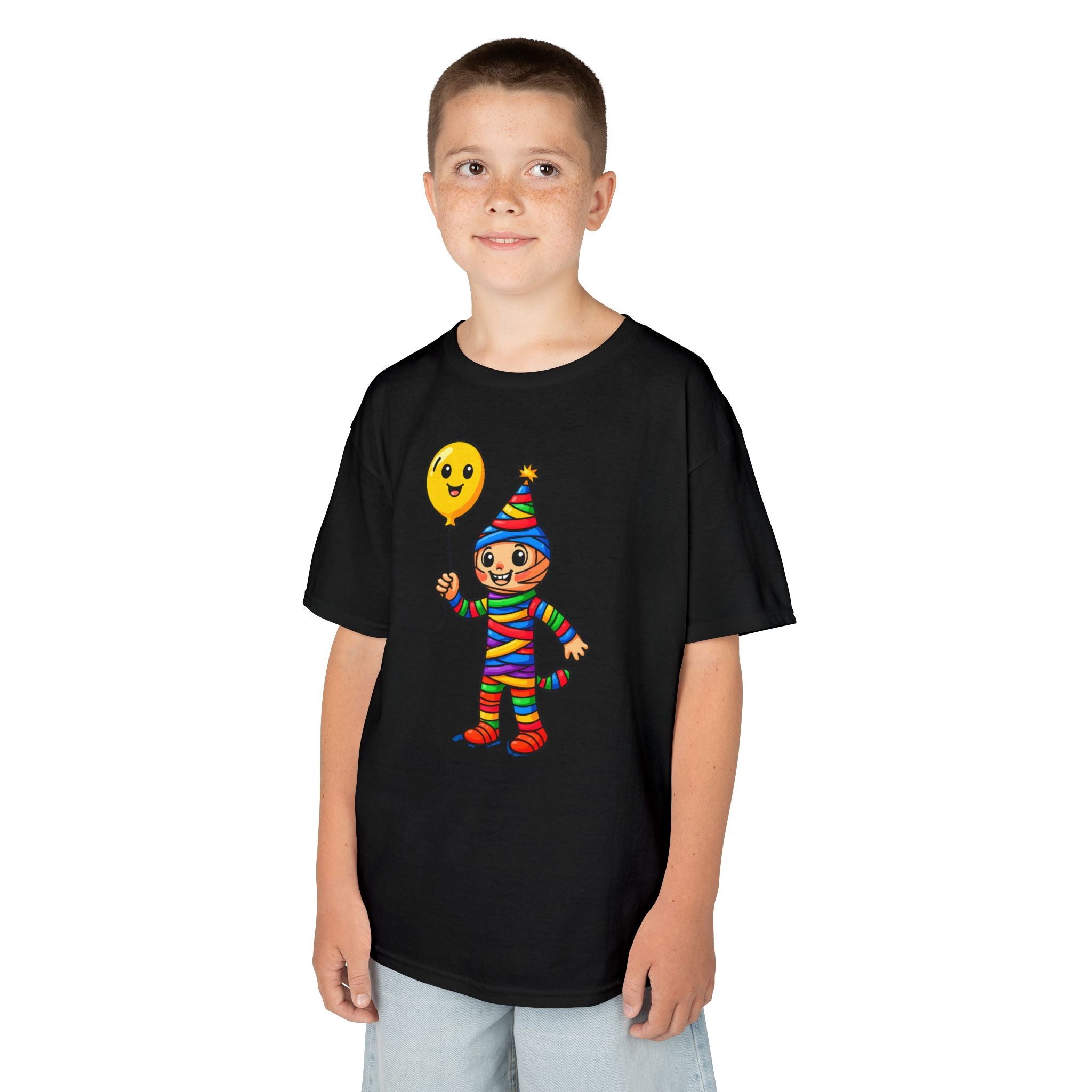 Colorful Clown Kids Tee, Fun Birthday Shirt, Playful Gift for Kids
