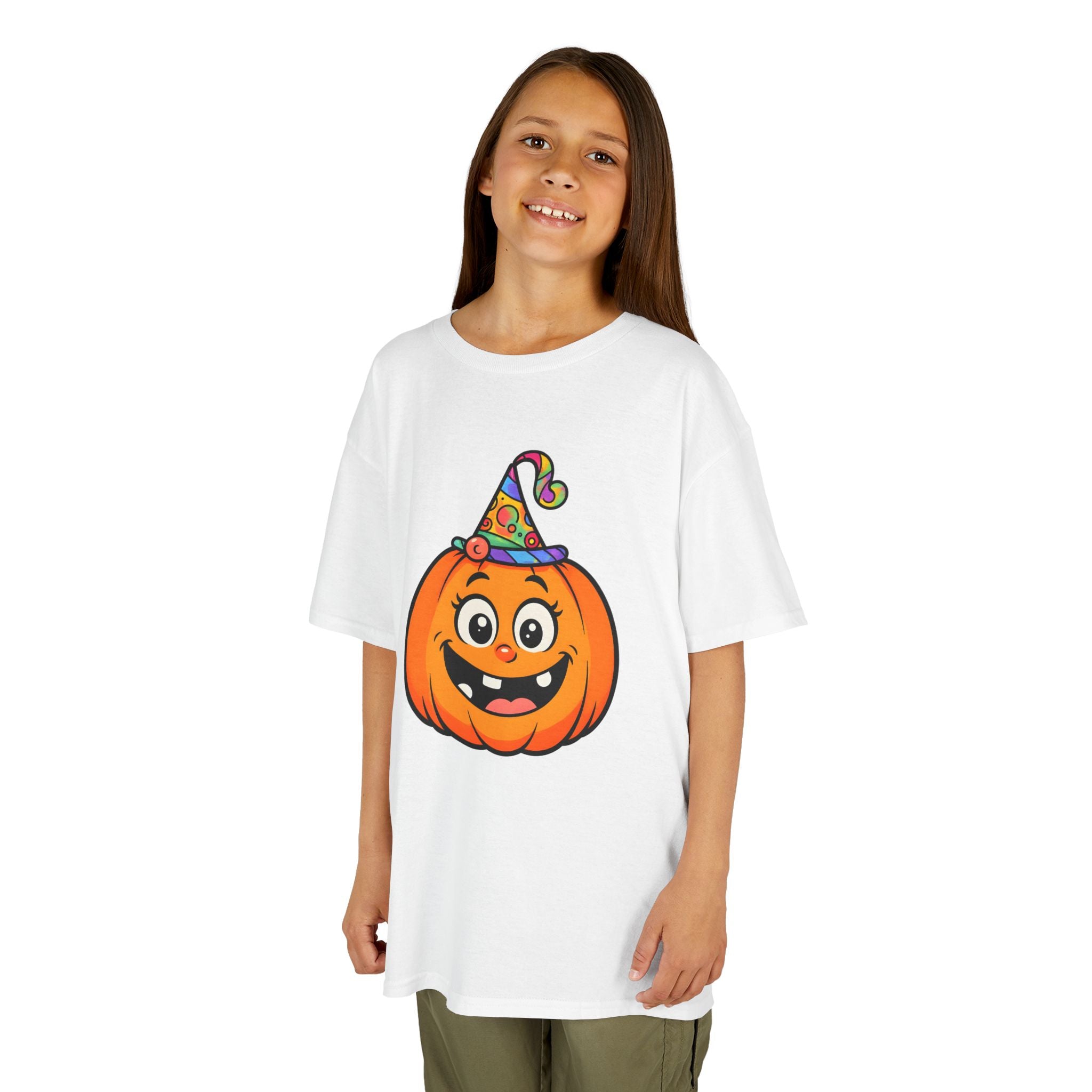 Happy Pumpkin Kids Tee, Halloween Shirt, Fun Fall Tee, Costume Party Shirt