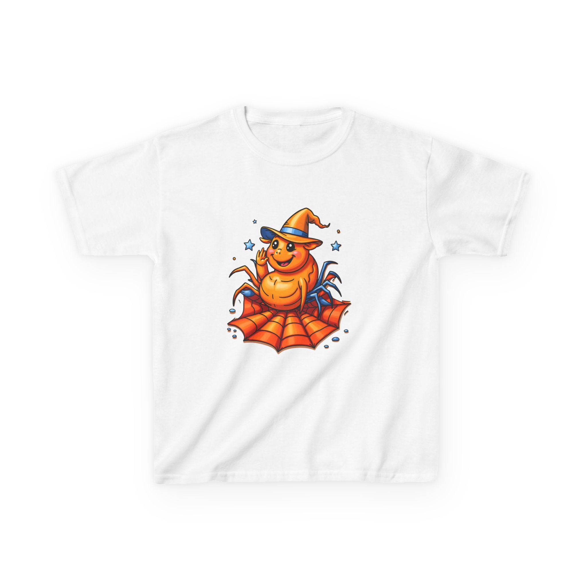 Halloween Spider Kids Tee, Spooky Fun Shirt for Children, Halloween Costume, Halloween Party Gift