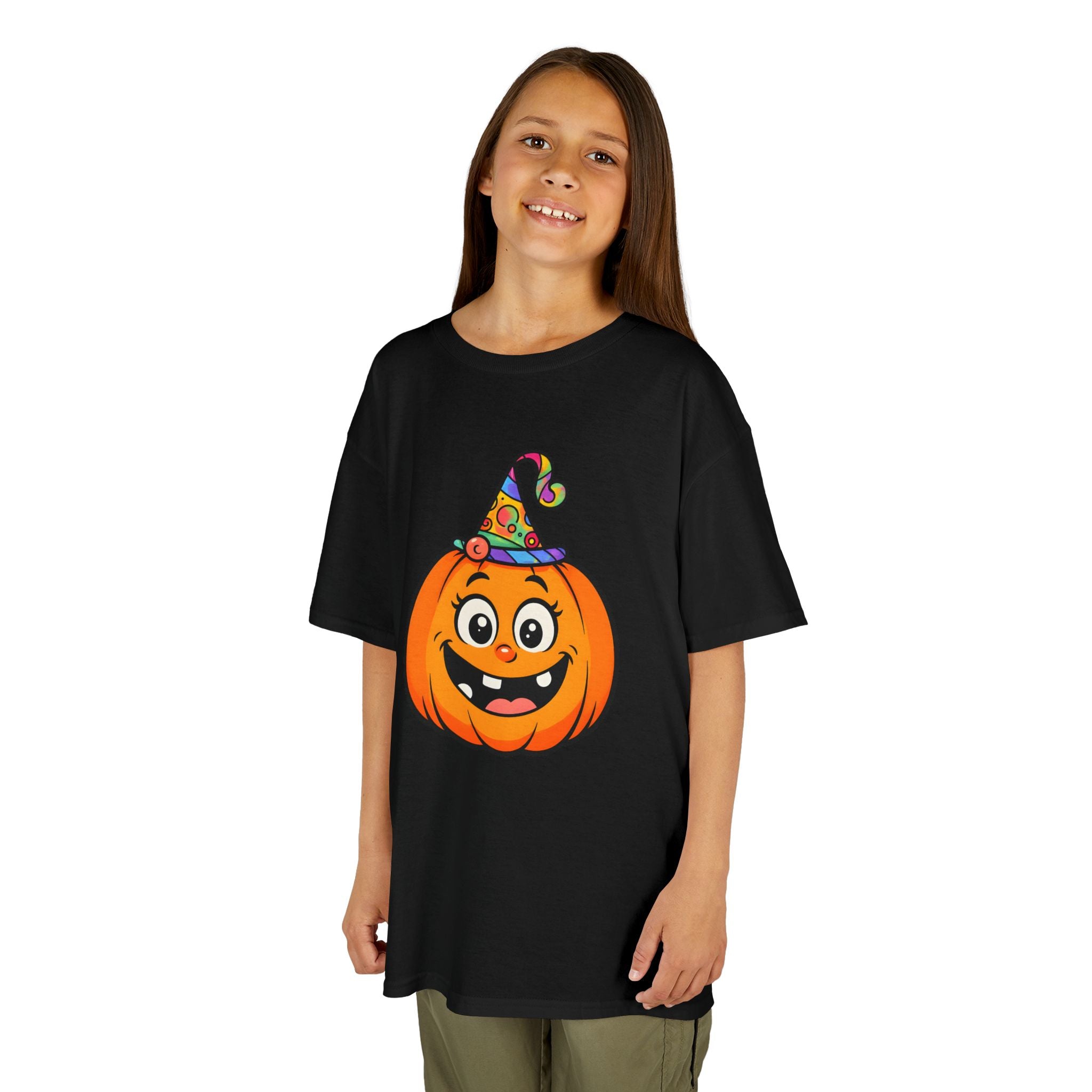 Happy Pumpkin Kids Tee, Halloween Shirt, Fun Fall Tee, Costume Party Shirt