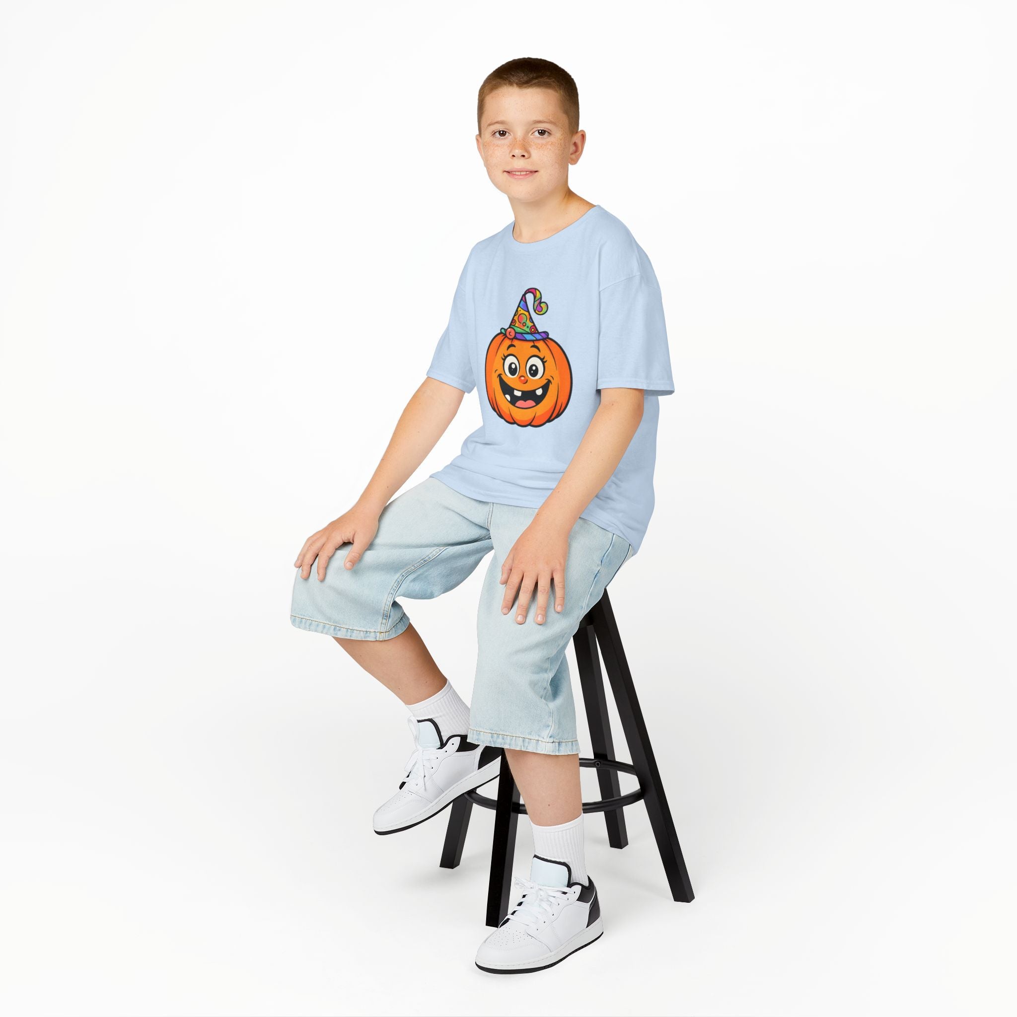 Happy Pumpkin Kids Tee, Halloween Shirt, Fun Fall Tee, Costume Party Shirt