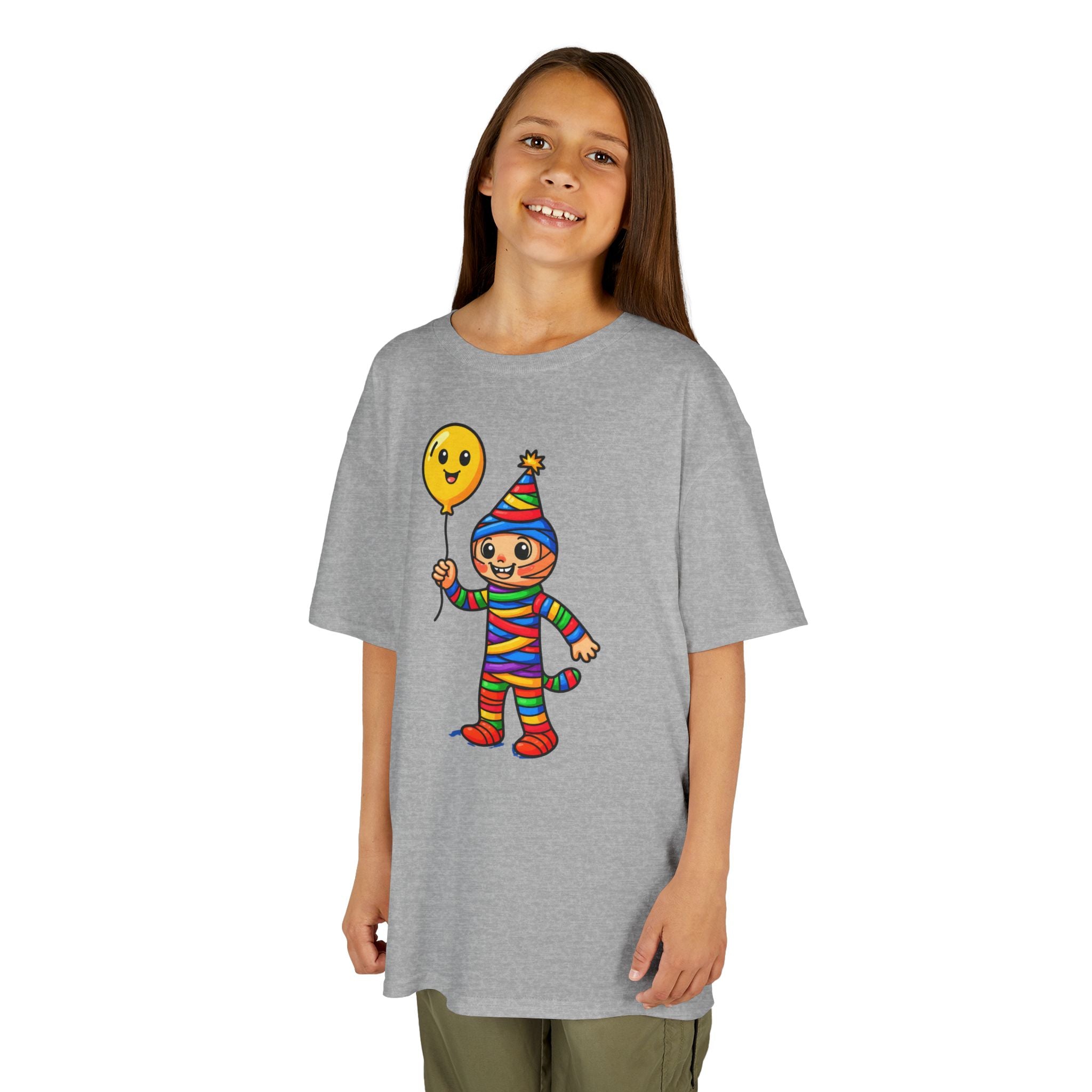 Colorful Clown Kids Tee, Fun Birthday Shirt, Playful Gift for Kids
