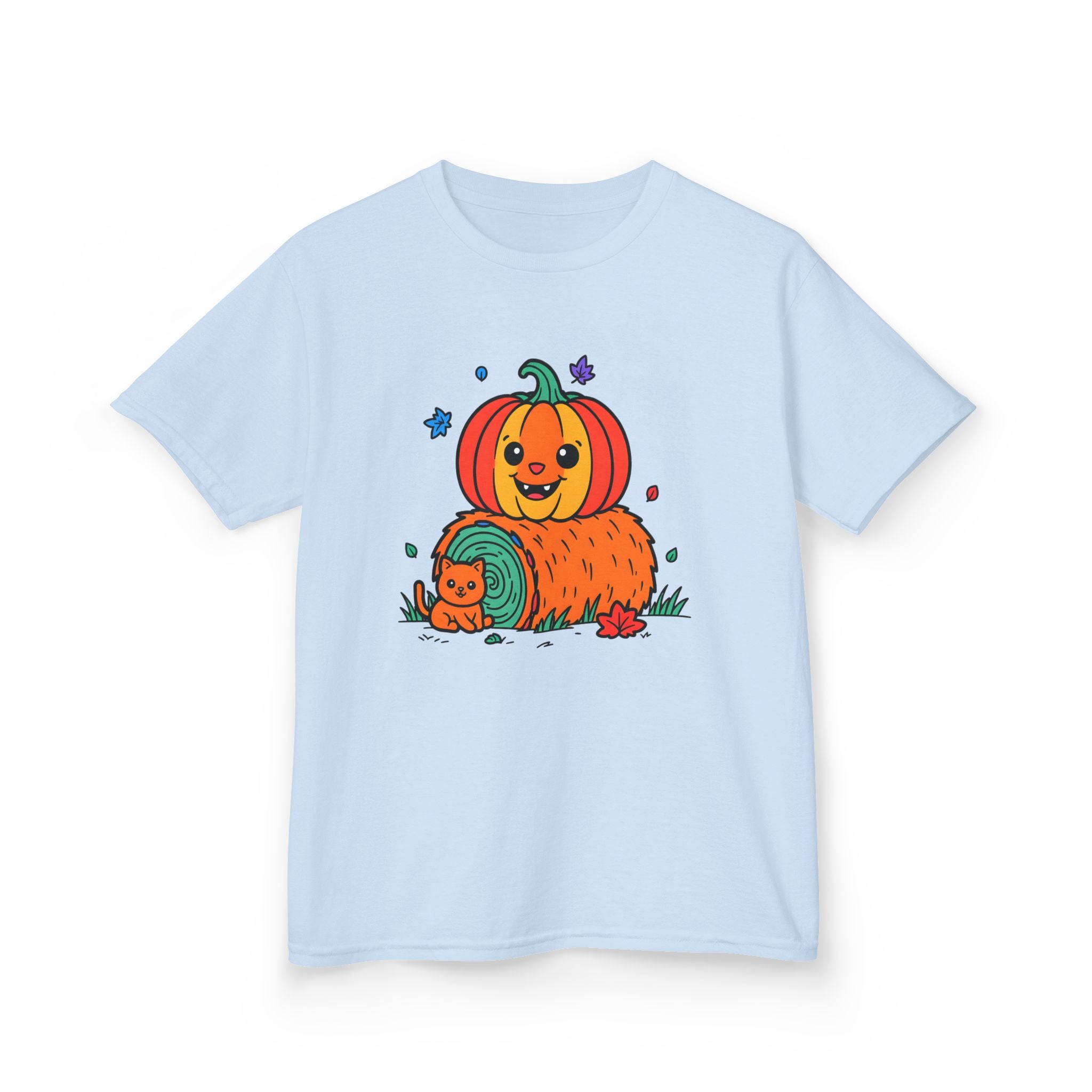 Halloween Kids T-Shirt, Cute Pumpkin Design, Halloween Costume