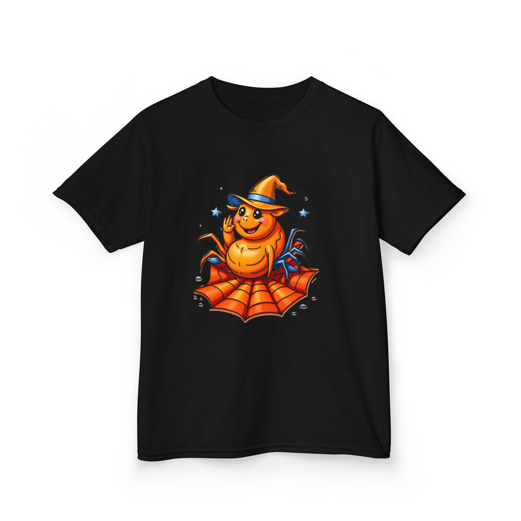 Halloween Spider Kids Tee, Spooky Fun Shirt for Children, Halloween Costume, Halloween Party Gift