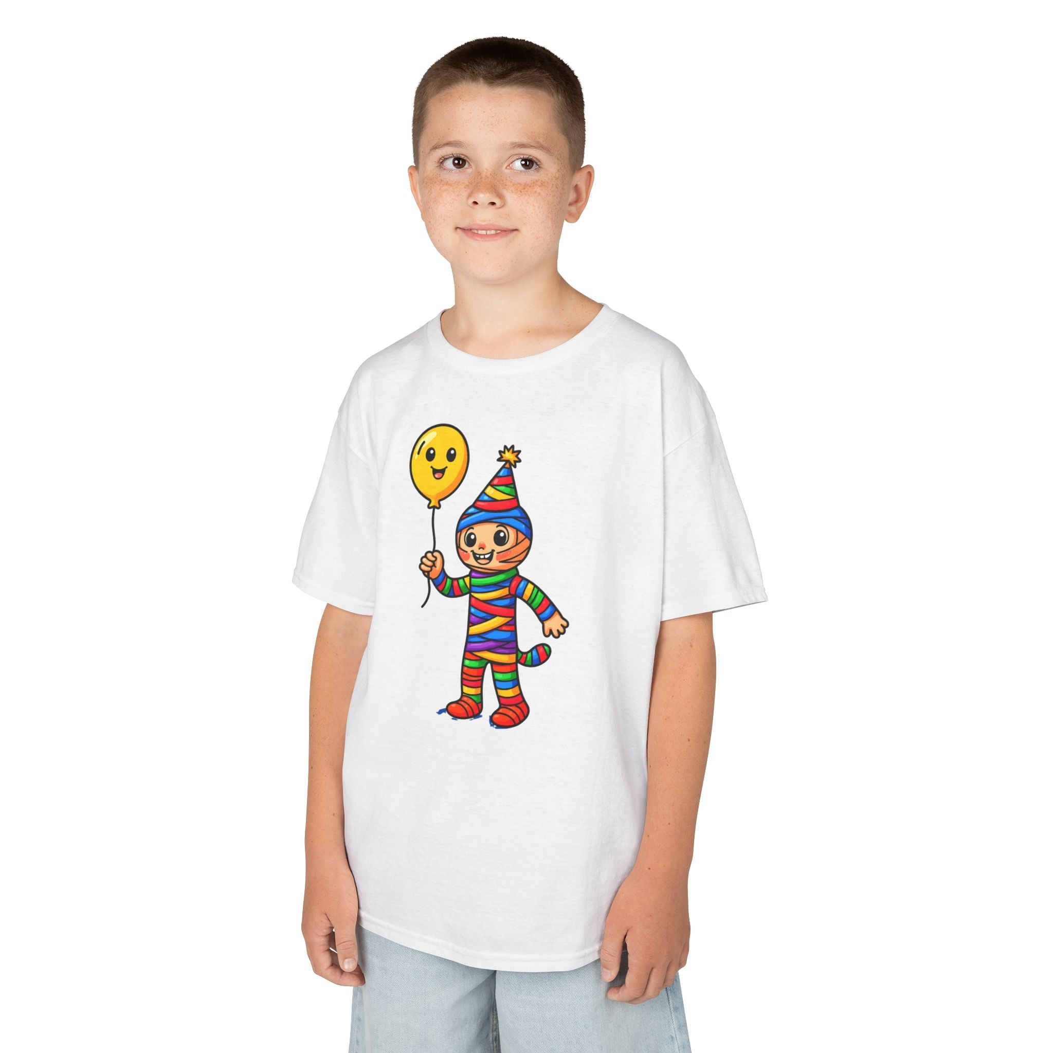 Colorful Clown Kids Tee, Fun Birthday Shirt, Playful Gift for Kids