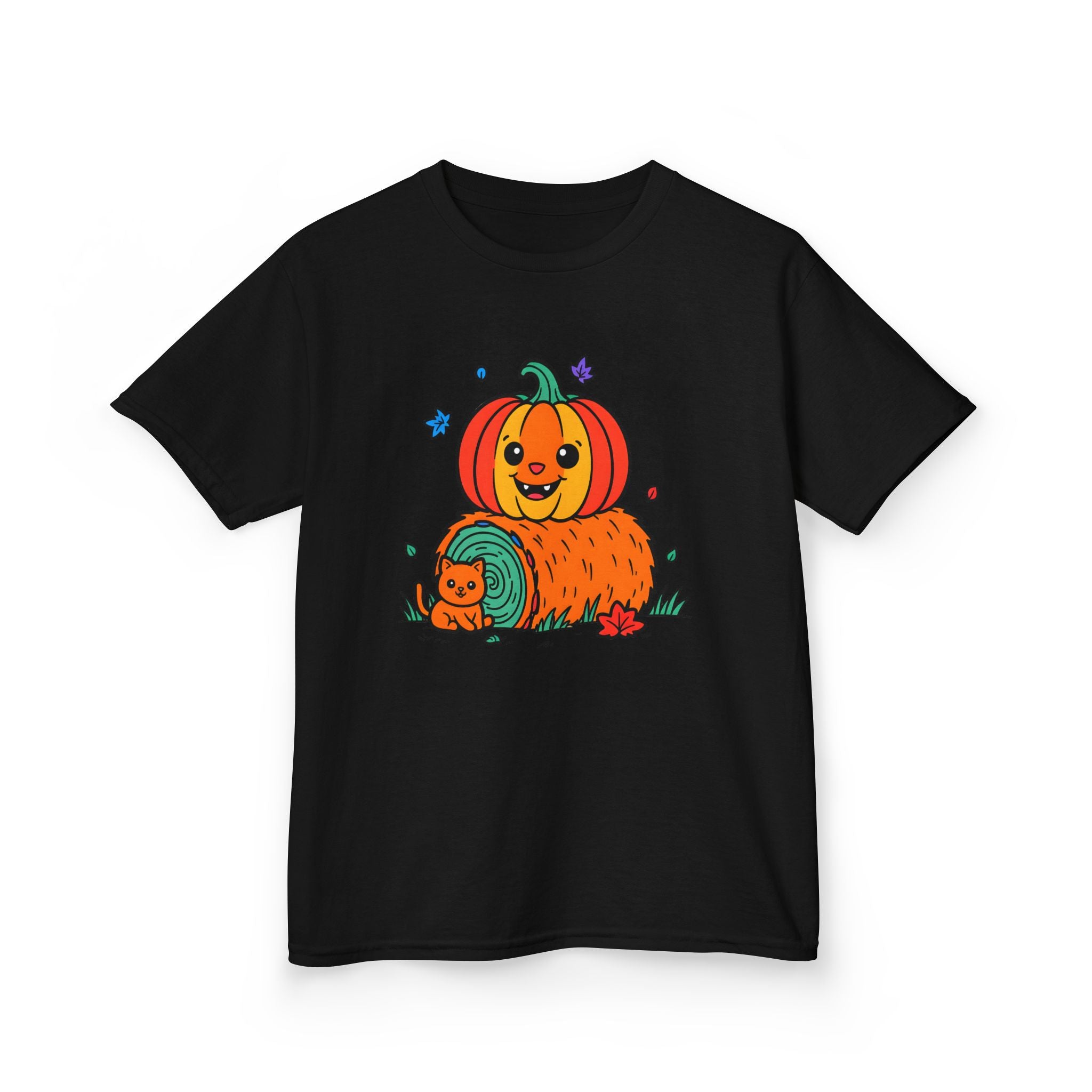 Halloween Kids T-Shirt, Cute Pumpkin Design, Halloween Costume