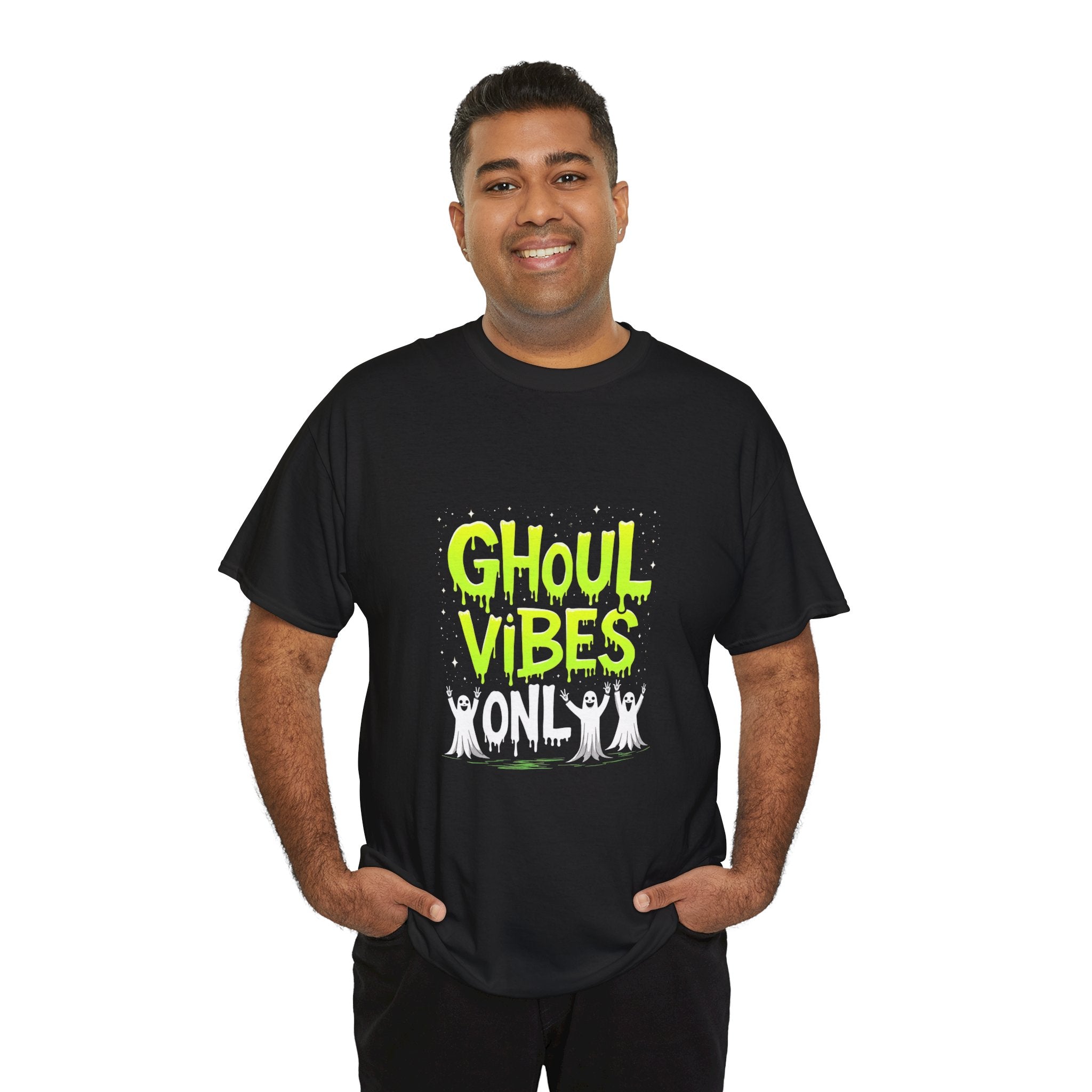 Ghoul Vibes Only Halloween Tee, Spooky Shirt, Unisex Graphic T-Shirt, Halloween Party Apparel, Ghostly Fashion