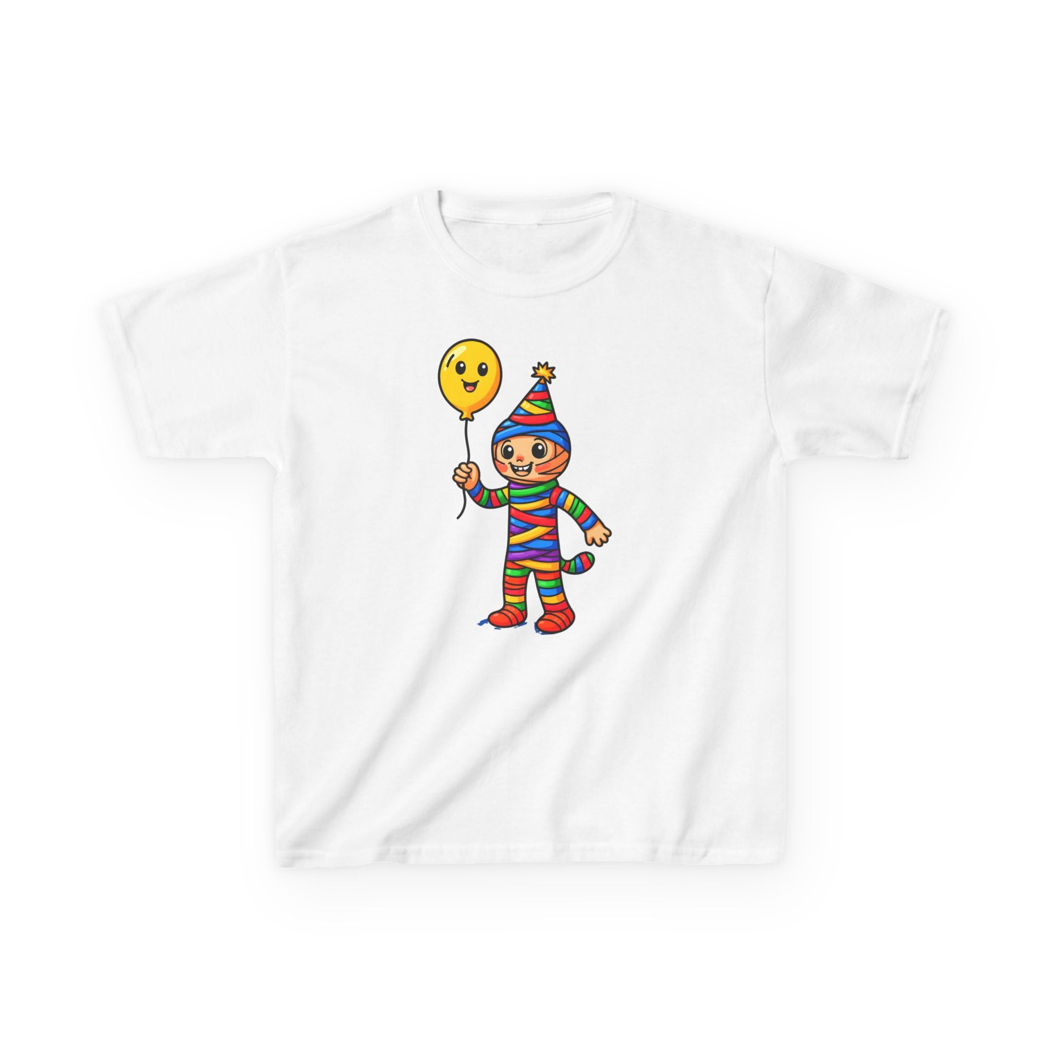 Colorful Clown Kids Tee, Fun Birthday Shirt, Playful Gift for Kids