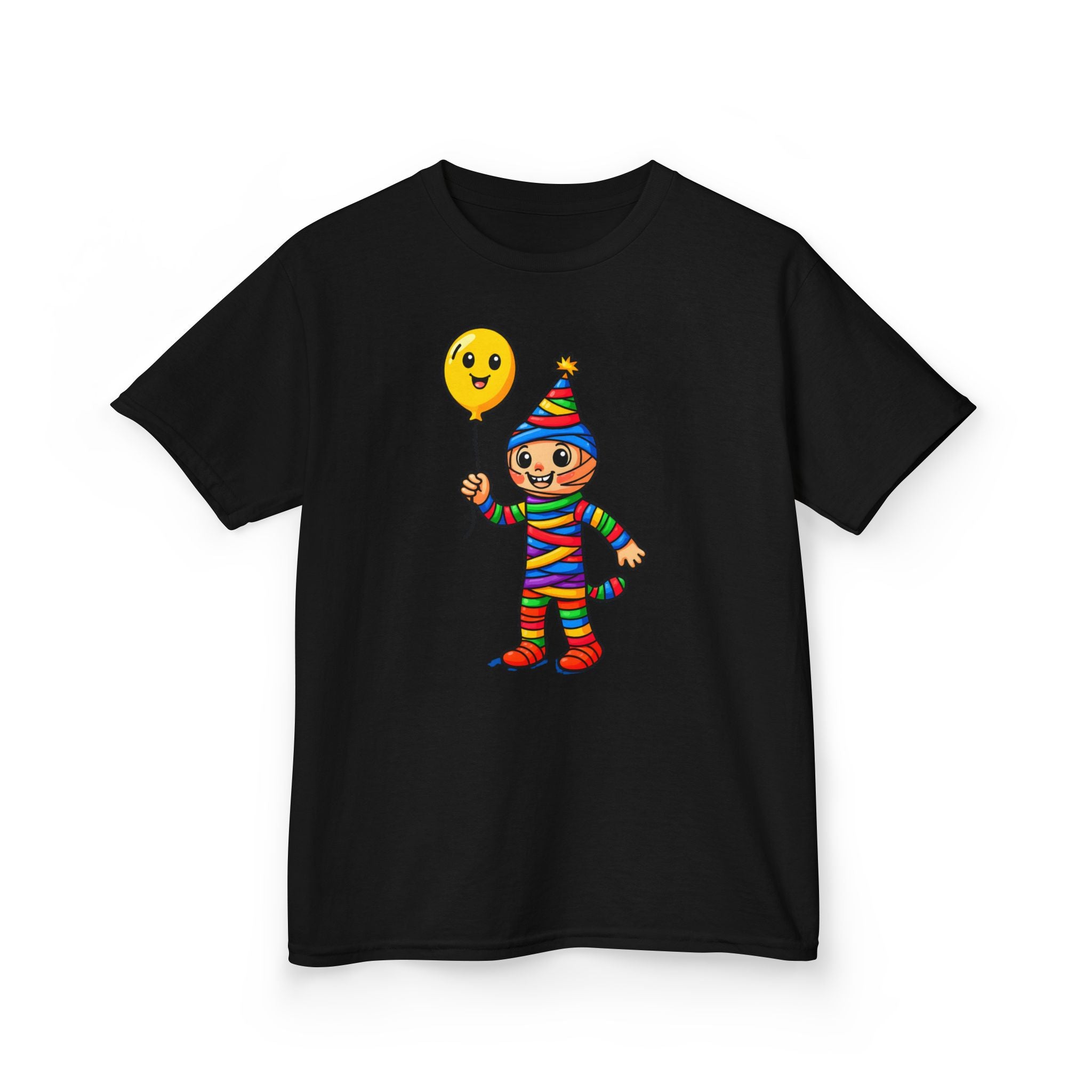 Colorful Clown Kids Tee, Fun Birthday Shirt, Playful Gift for Kids