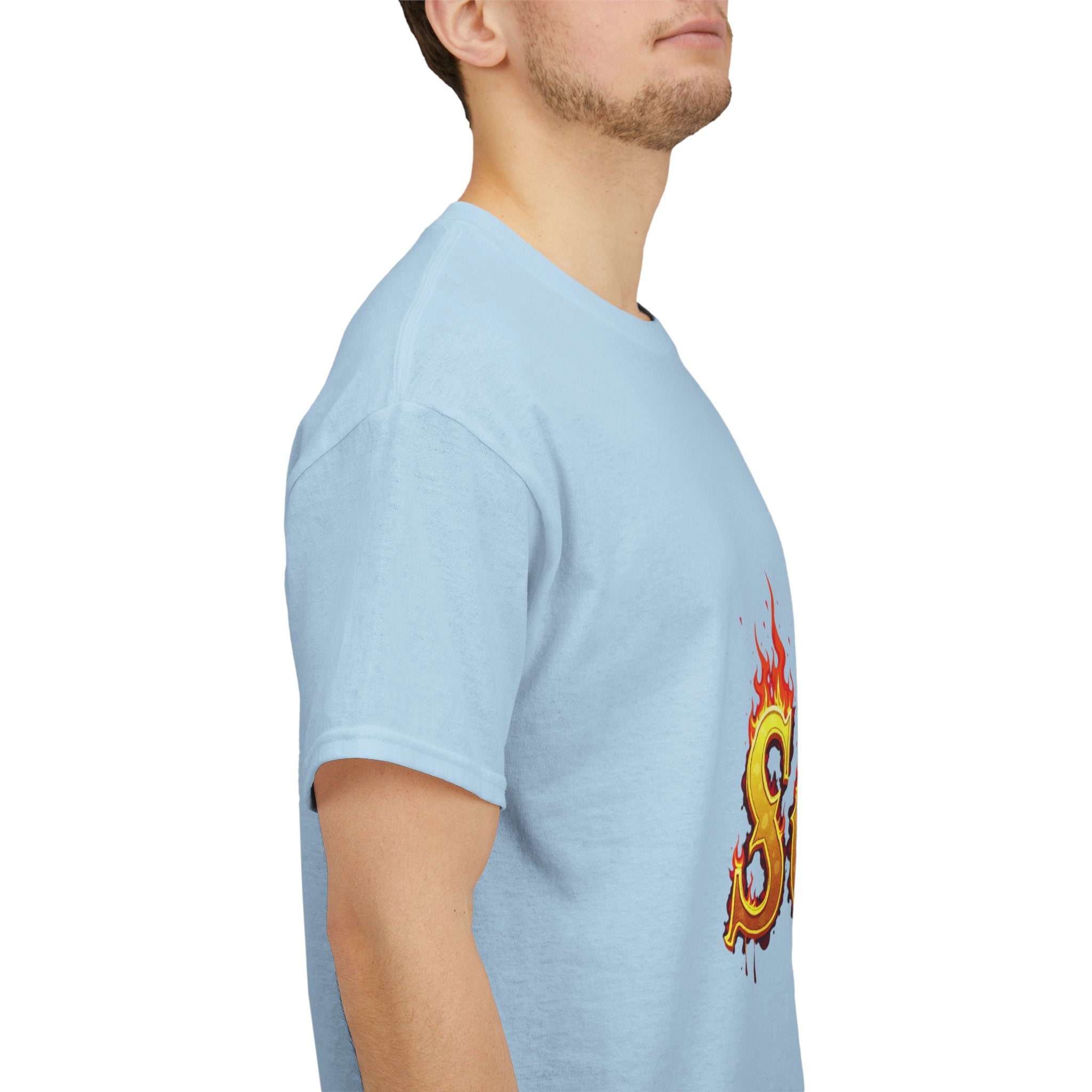 Soul Fire Unisex Heavy Cotton Tee, Graphic Tee, Casual Wear, Streetwear, Gift for Friends, Music Lovers, Summer Style