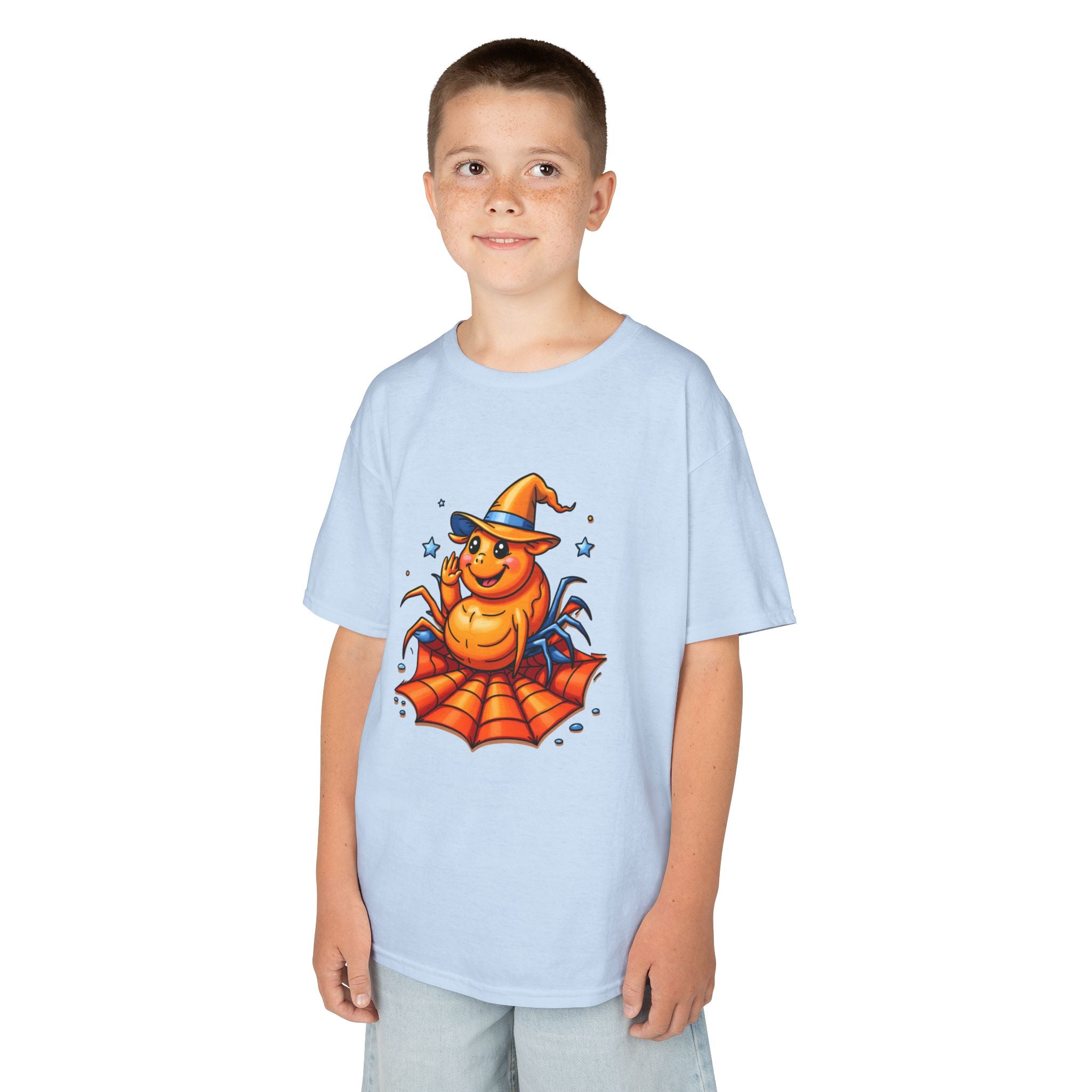 Halloween Spider Kids Tee, Spooky Fun Shirt for Children, Halloween Costume, Halloween Party Gift