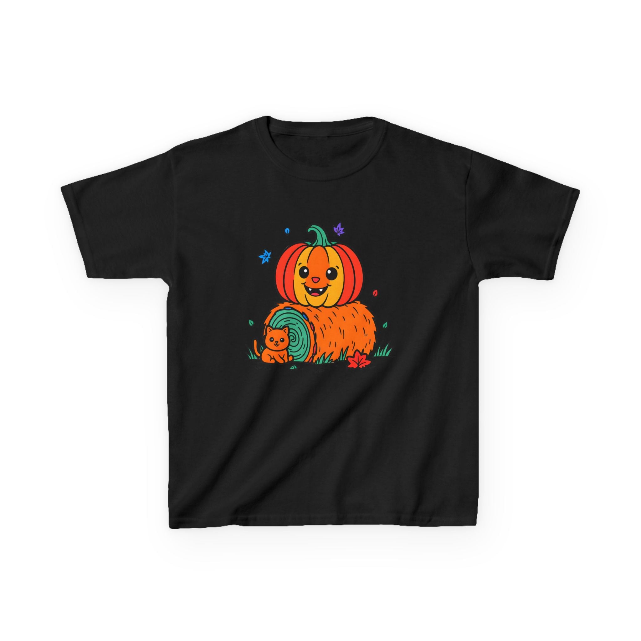 Halloween Kids T-Shirt, Cute Pumpkin Design, Halloween Costume