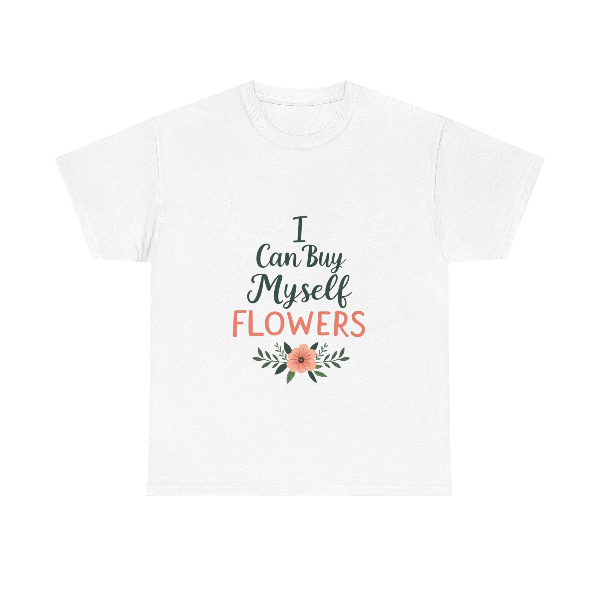 Self-Care Floral Tee, Positive Affirmation Shirt, Gift for Her, Birthday Gift, Mindfulness Apparel, Everyday Comfort Tee