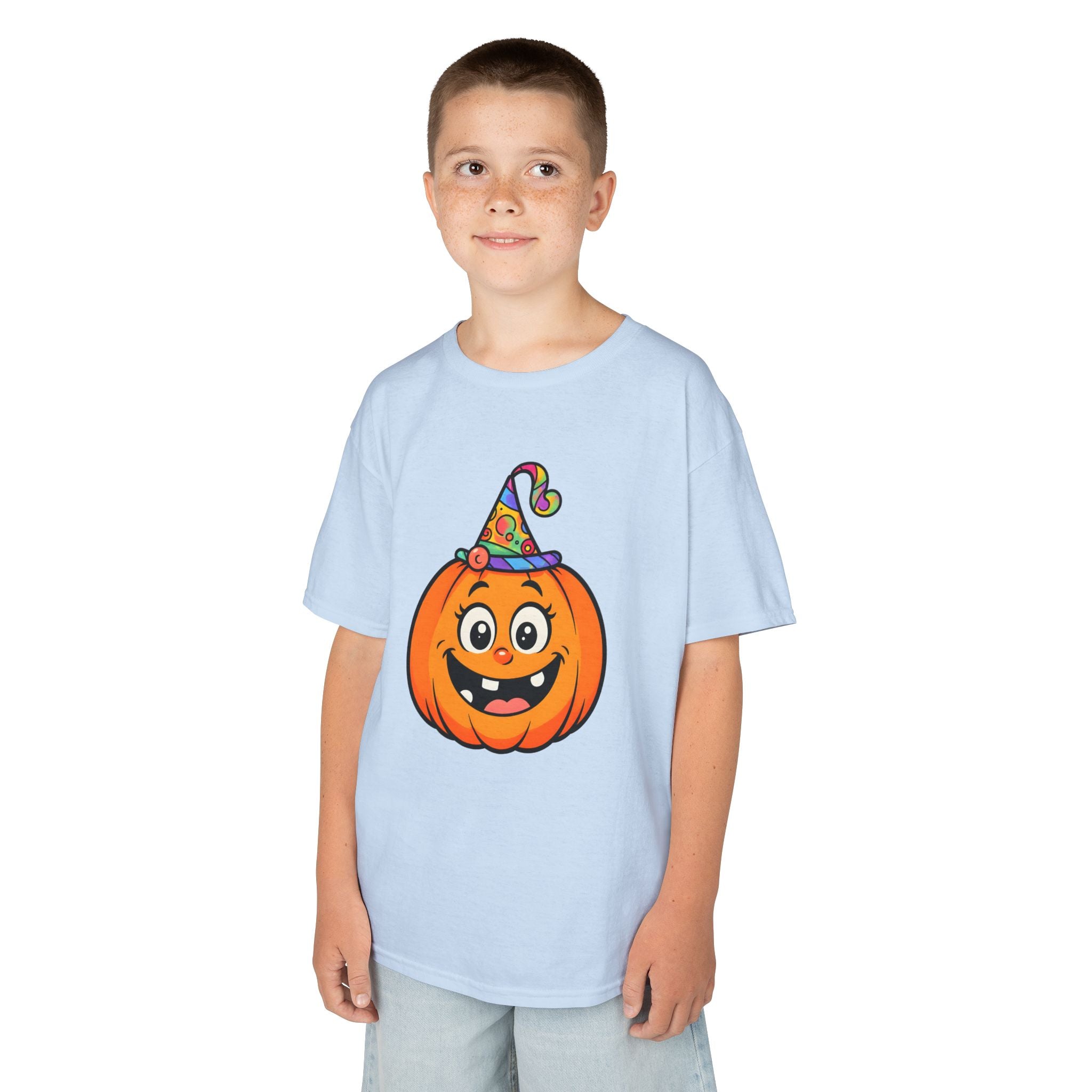 Happy Pumpkin Kids Tee, Halloween Shirt, Fun Fall Tee, Costume Party Shirt