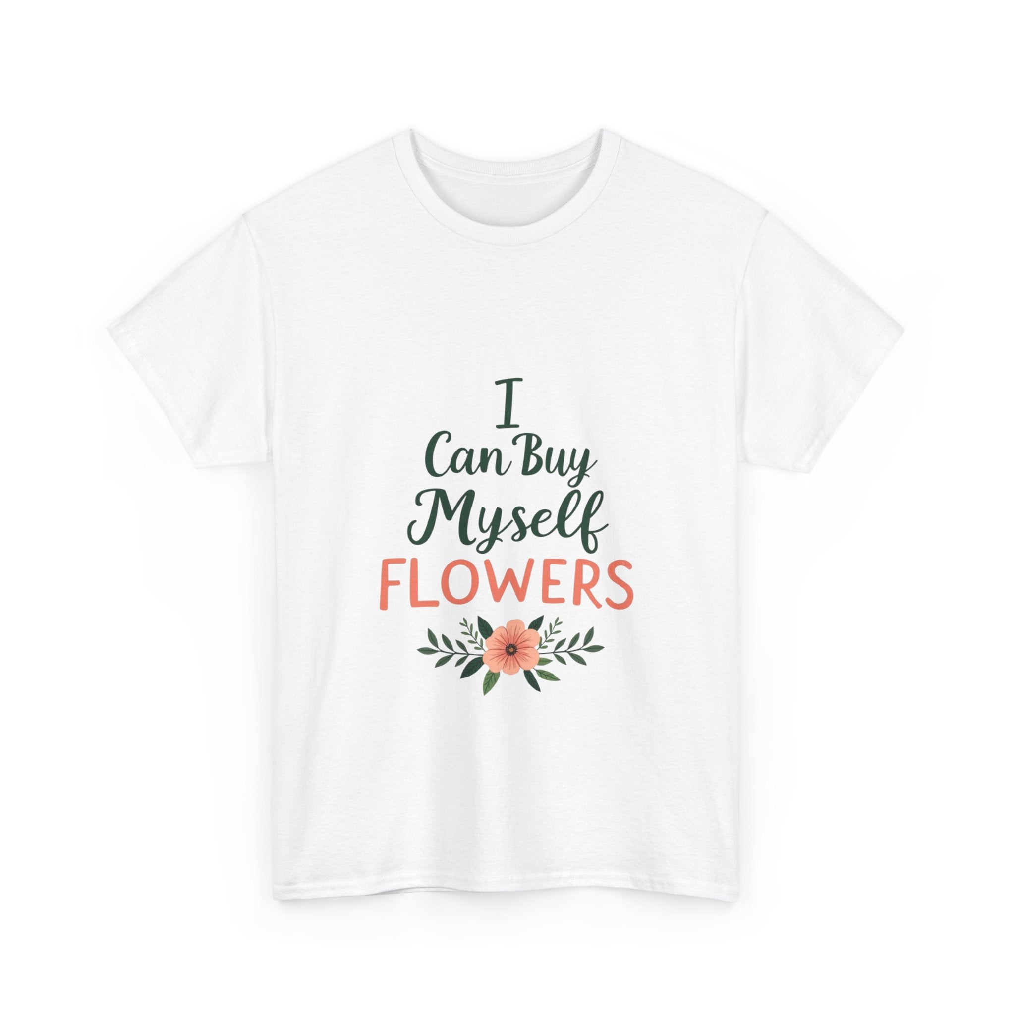 Self-Care Floral Tee, Positive Affirmation Shirt, Gift for Her, Birthday Gift, Mindfulness Apparel, Everyday Comfort Tee