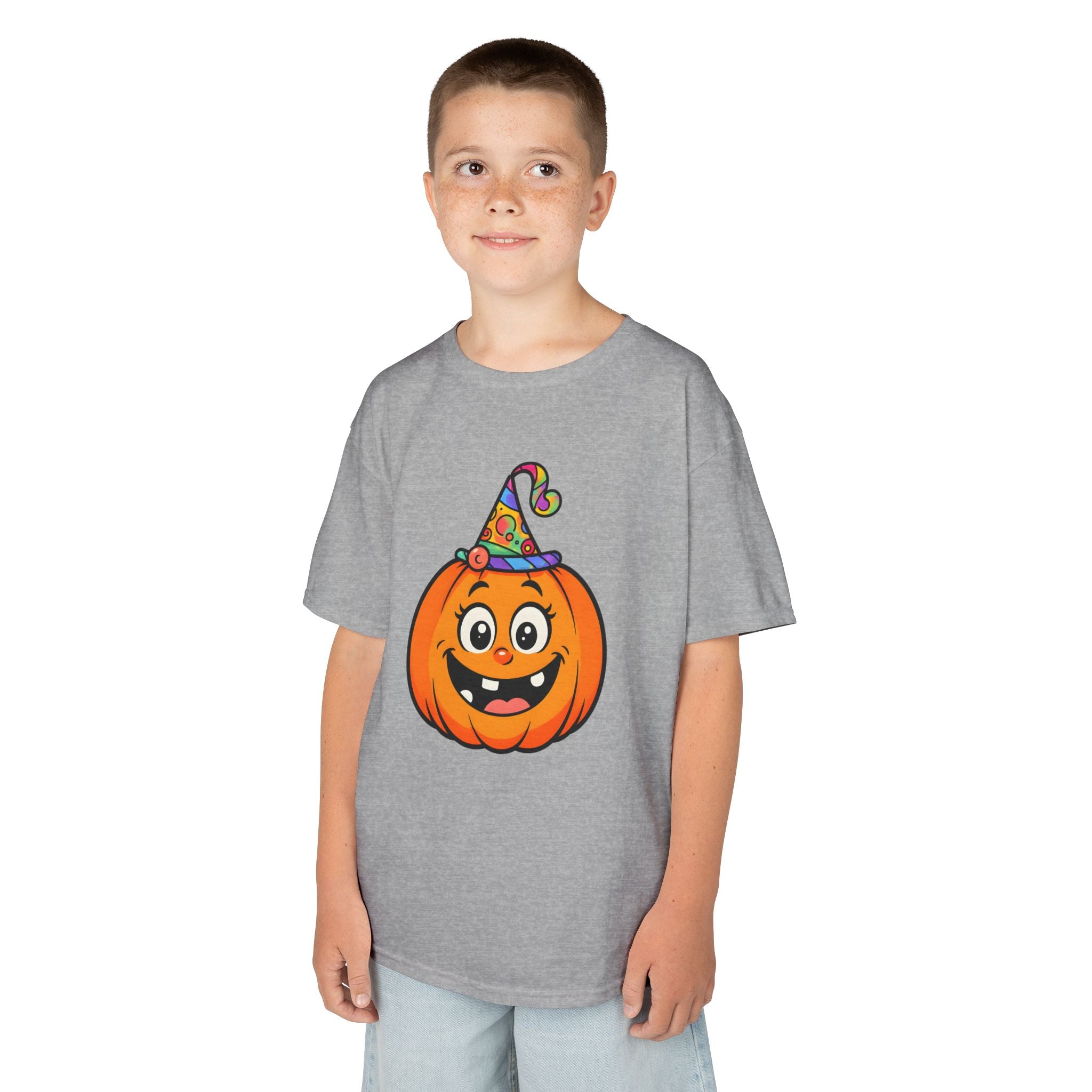 Happy Pumpkin Kids Tee, Halloween Shirt, Fun Fall Tee, Costume Party Shirt