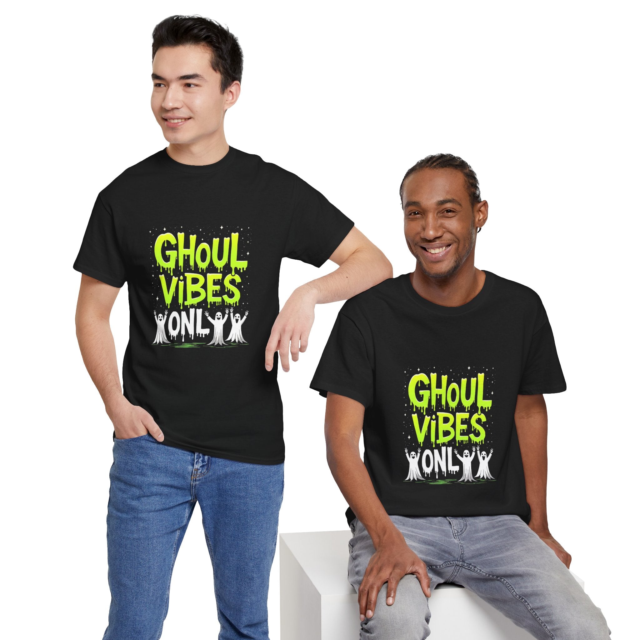 Ghoul Vibes Only Halloween Tee, Spooky Shirt, Unisex Graphic T-Shirt, Halloween Party Apparel, Ghostly Fashion