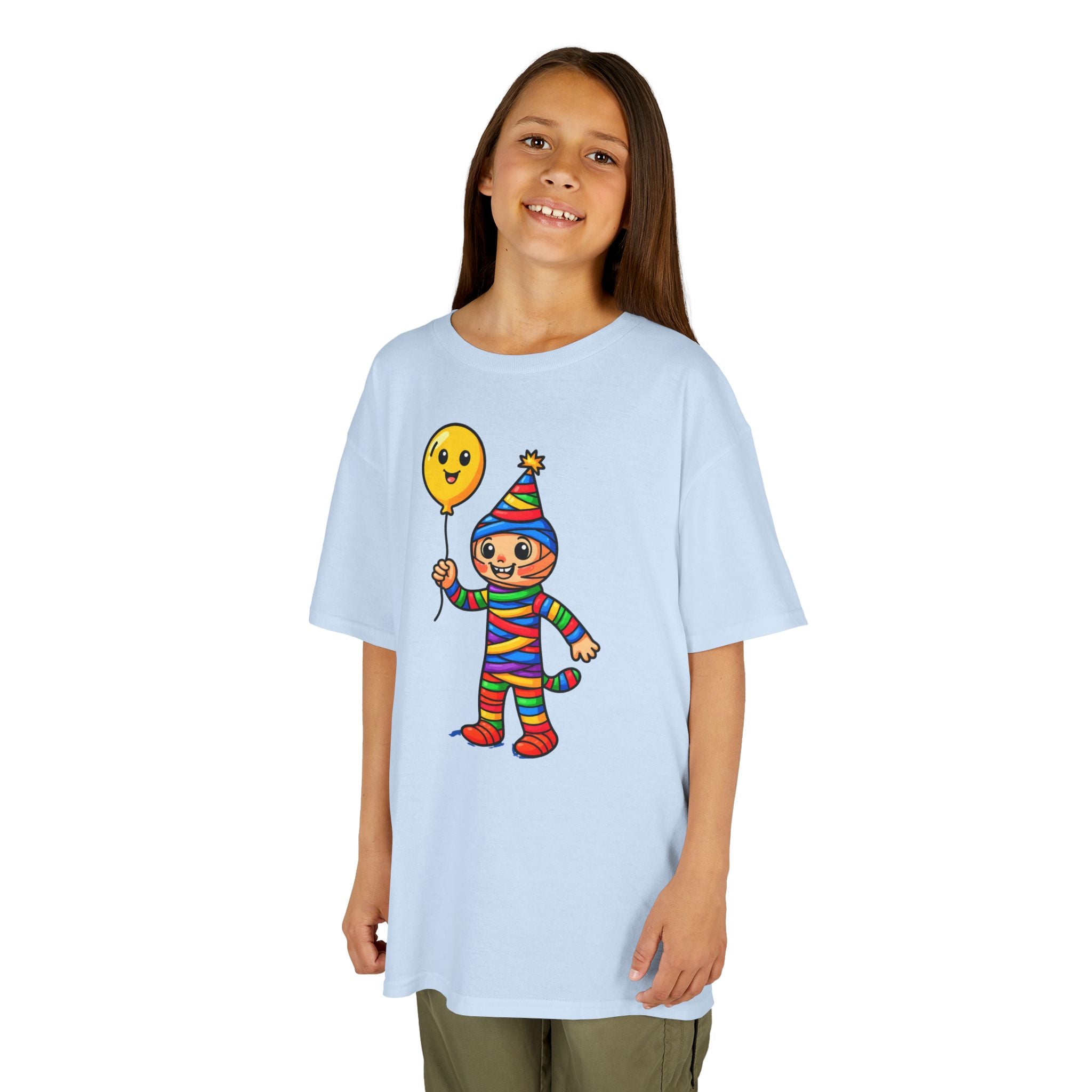 Colorful Clown Kids Tee, Fun Birthday Shirt, Playful Gift for Kids