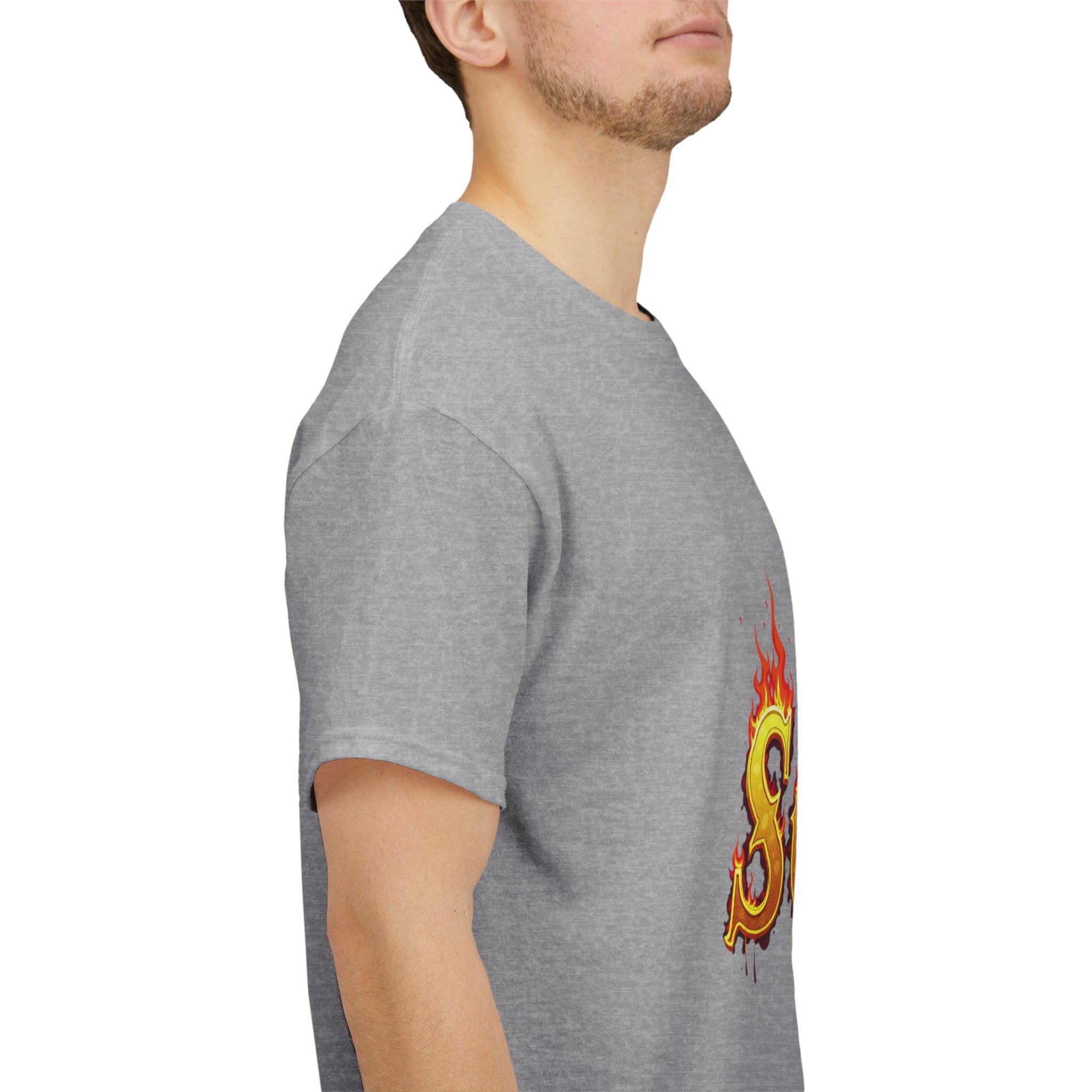 Soul Fire Unisex Heavy Cotton Tee, Graphic Tee, Casual Wear, Streetwear, Gift for Friends, Music Lovers, Summer Style