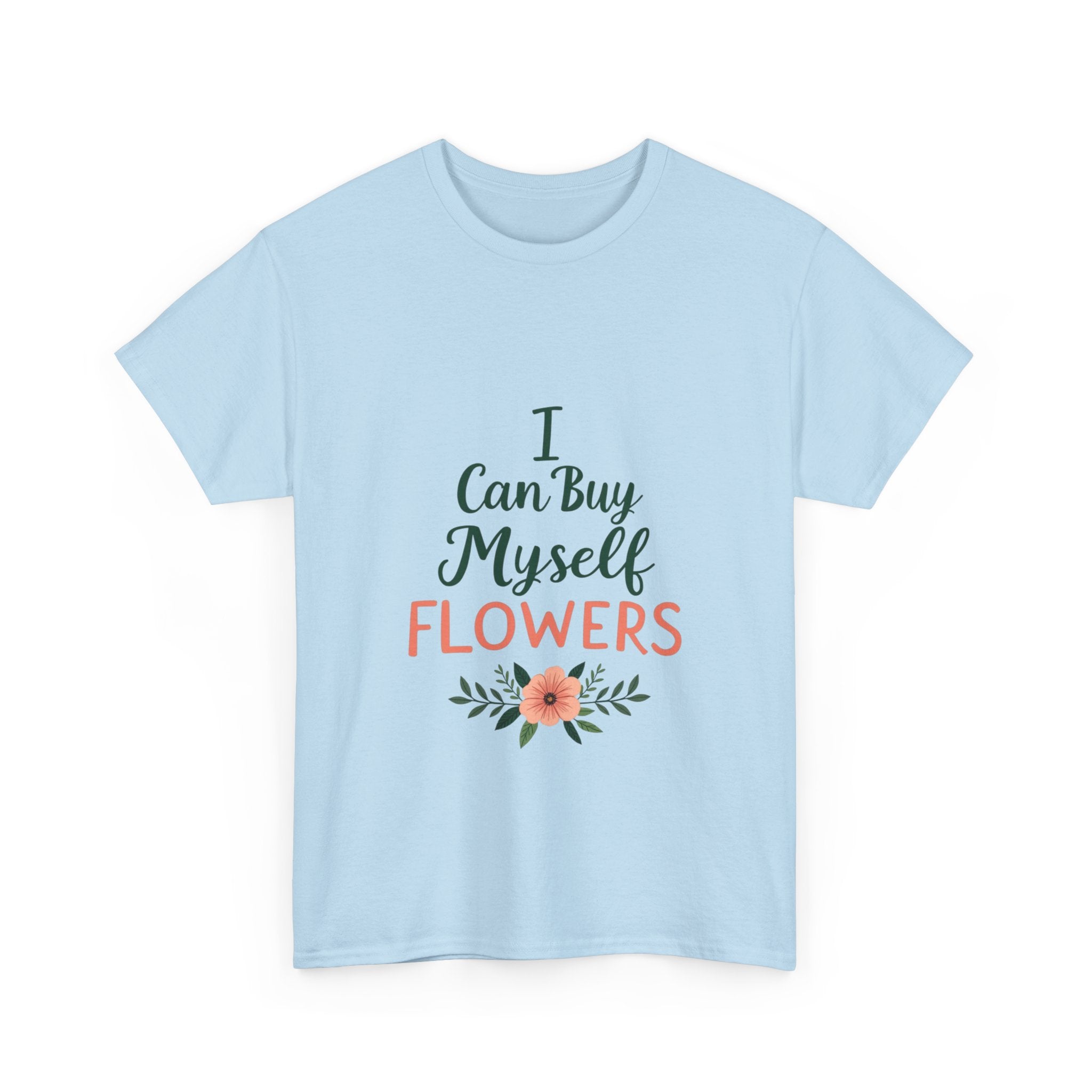 Self-Care Floral Tee, Positive Affirmation Shirt, Gift for Her, Birthday Gift, Mindfulness Apparel, Everyday Comfort Tee