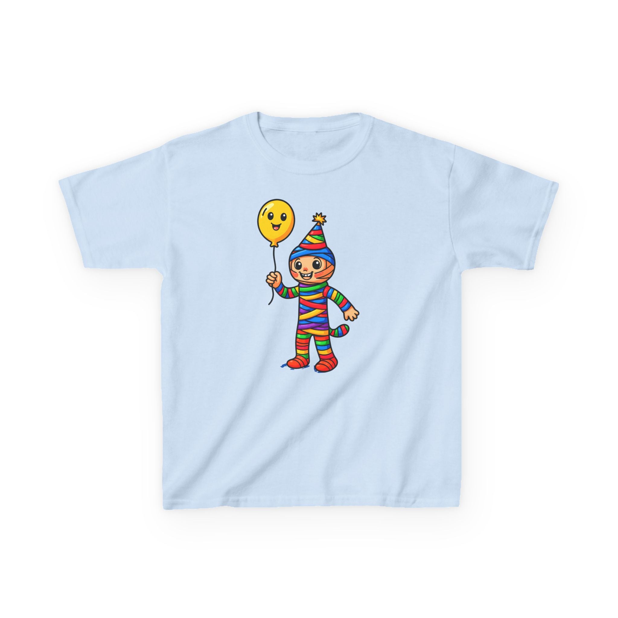 Colorful Clown Kids Tee, Fun Birthday Shirt, Playful Gift for Kids