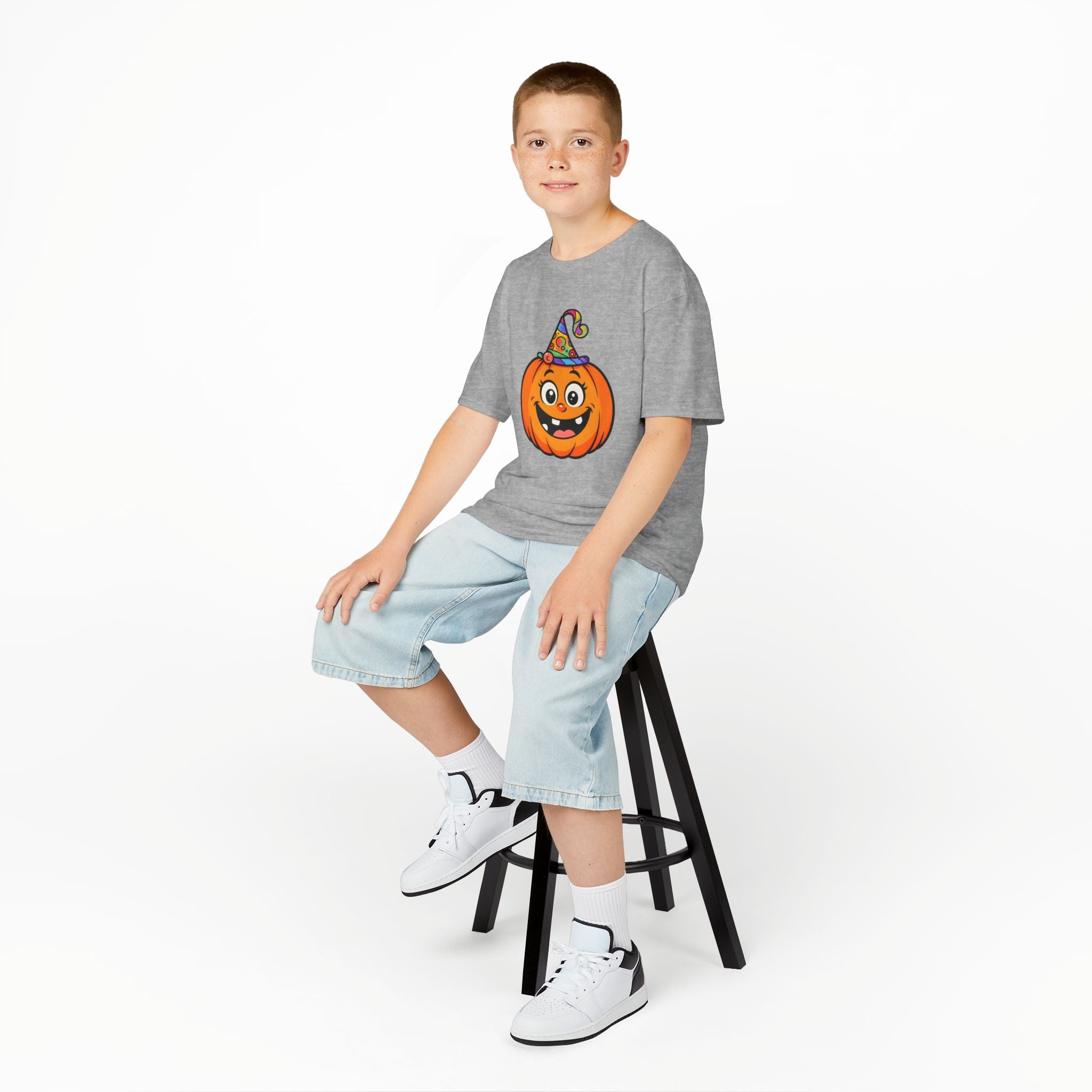 Happy Pumpkin Kids Tee, Halloween Shirt, Fun Fall Tee, Costume Party Shirt
