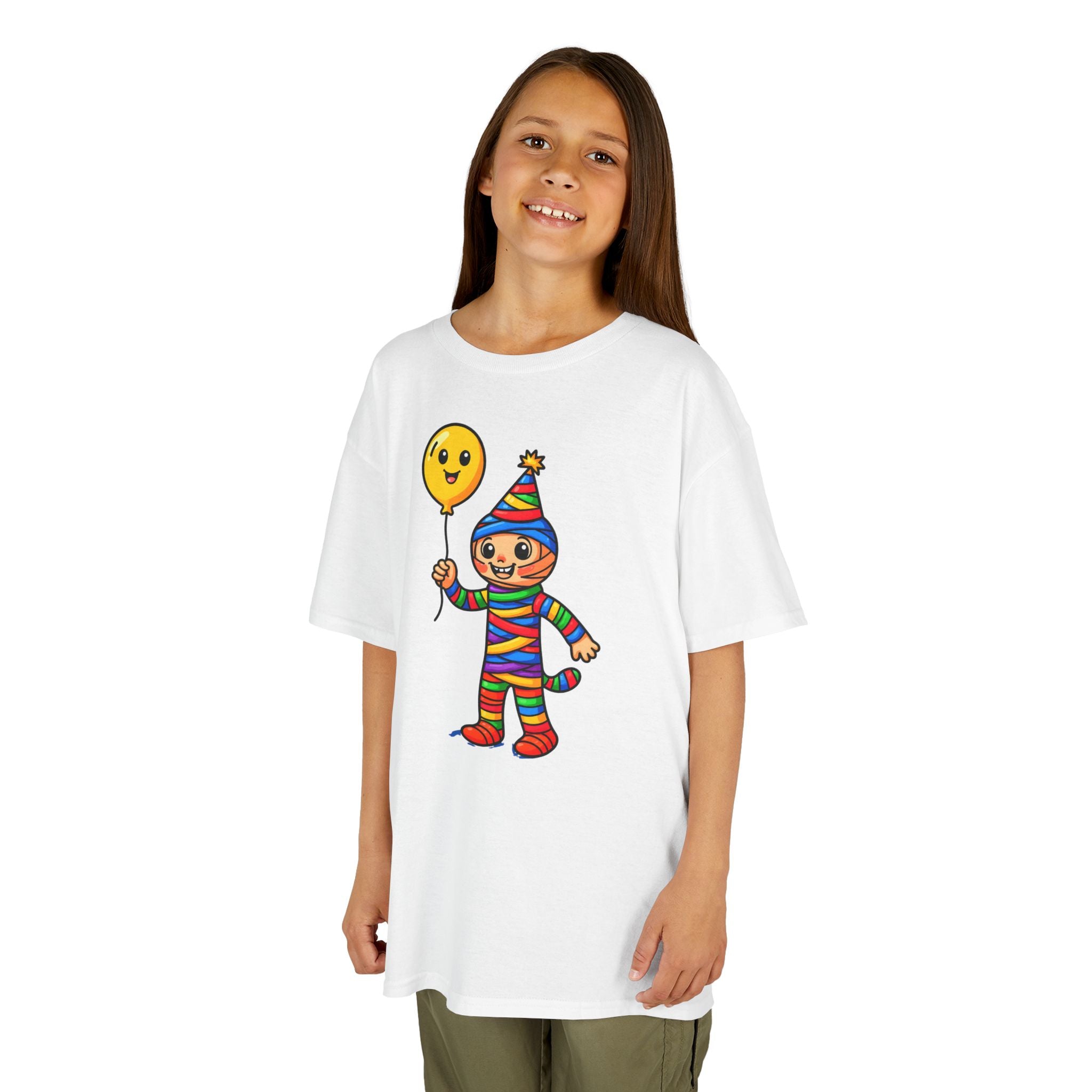 Colorful Clown Kids Tee, Fun Birthday Shirt, Playful Gift for Kids