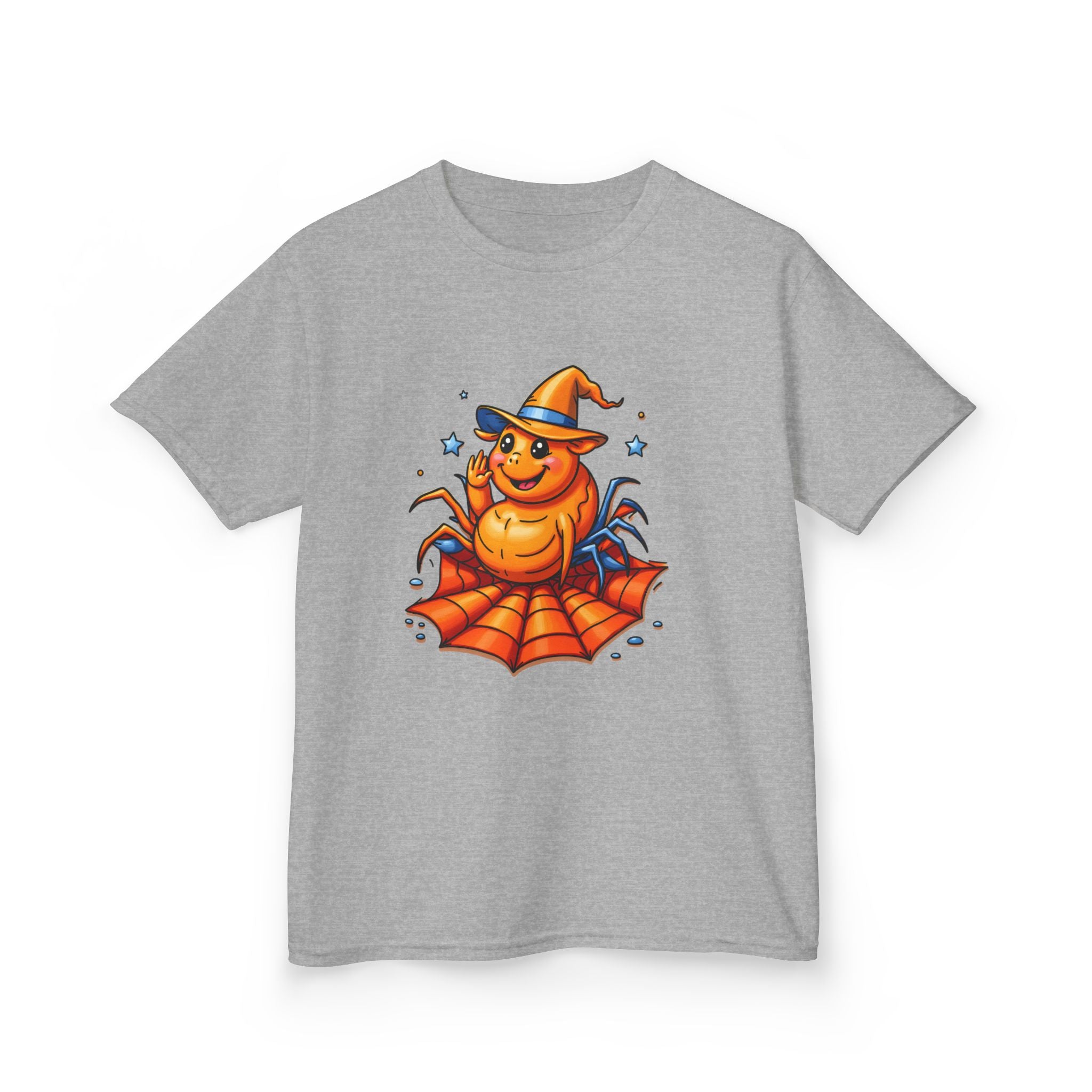 Halloween Spider Kids Tee, Spooky Fun Shirt for Children, Halloween Costume, Halloween Party Gift