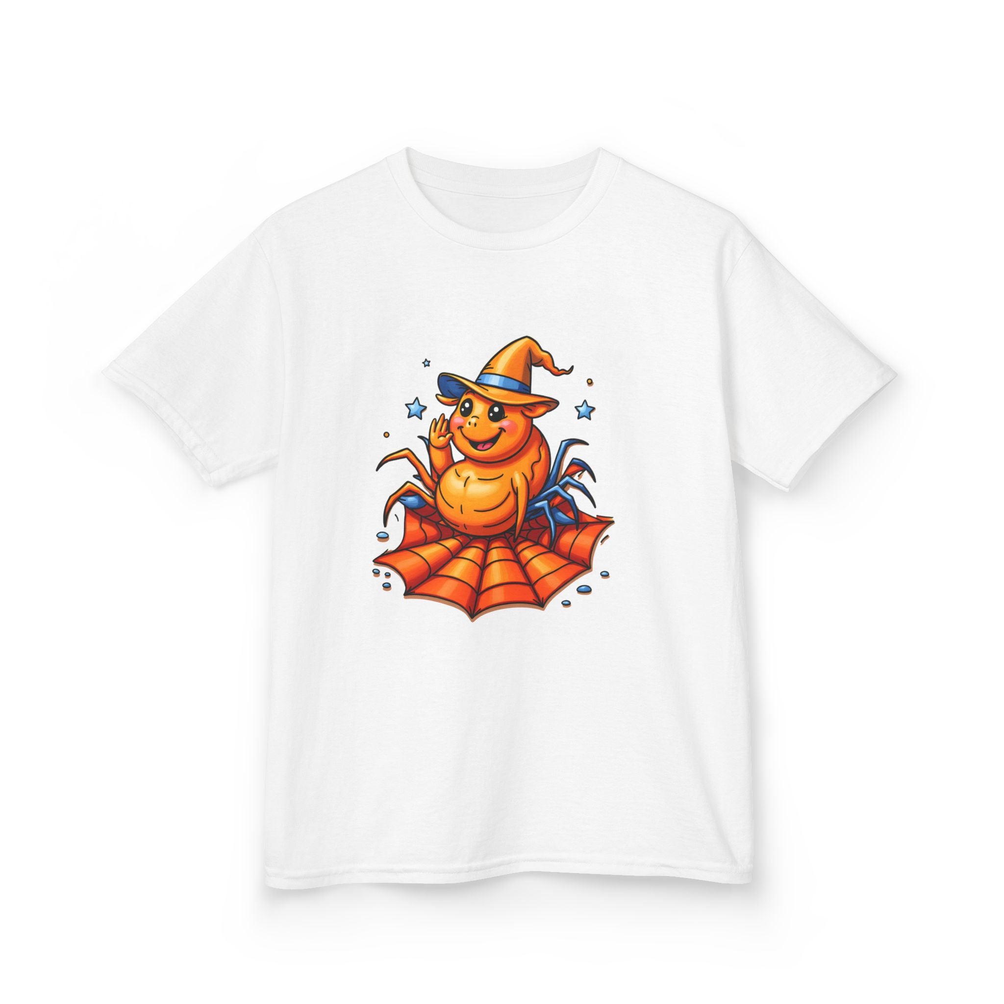 Halloween Spider Kids Tee, Spooky Fun Shirt for Children, Halloween Costume, Halloween Party Gift