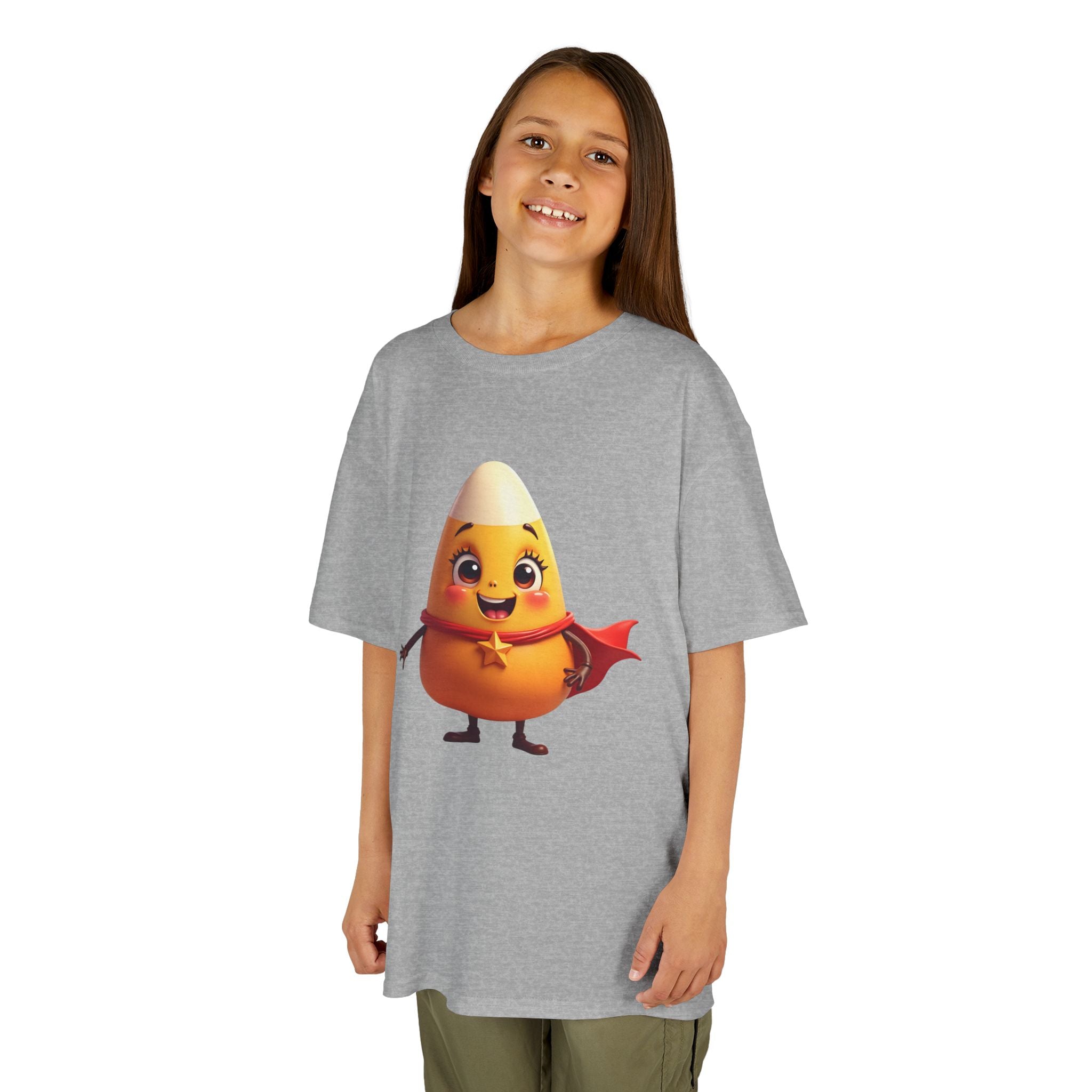 Cute Superhero Candy Corn Kids Tee, Halloween Shirt, Fall Outfit, Trick or Treat Shirt, Kids Costume Top