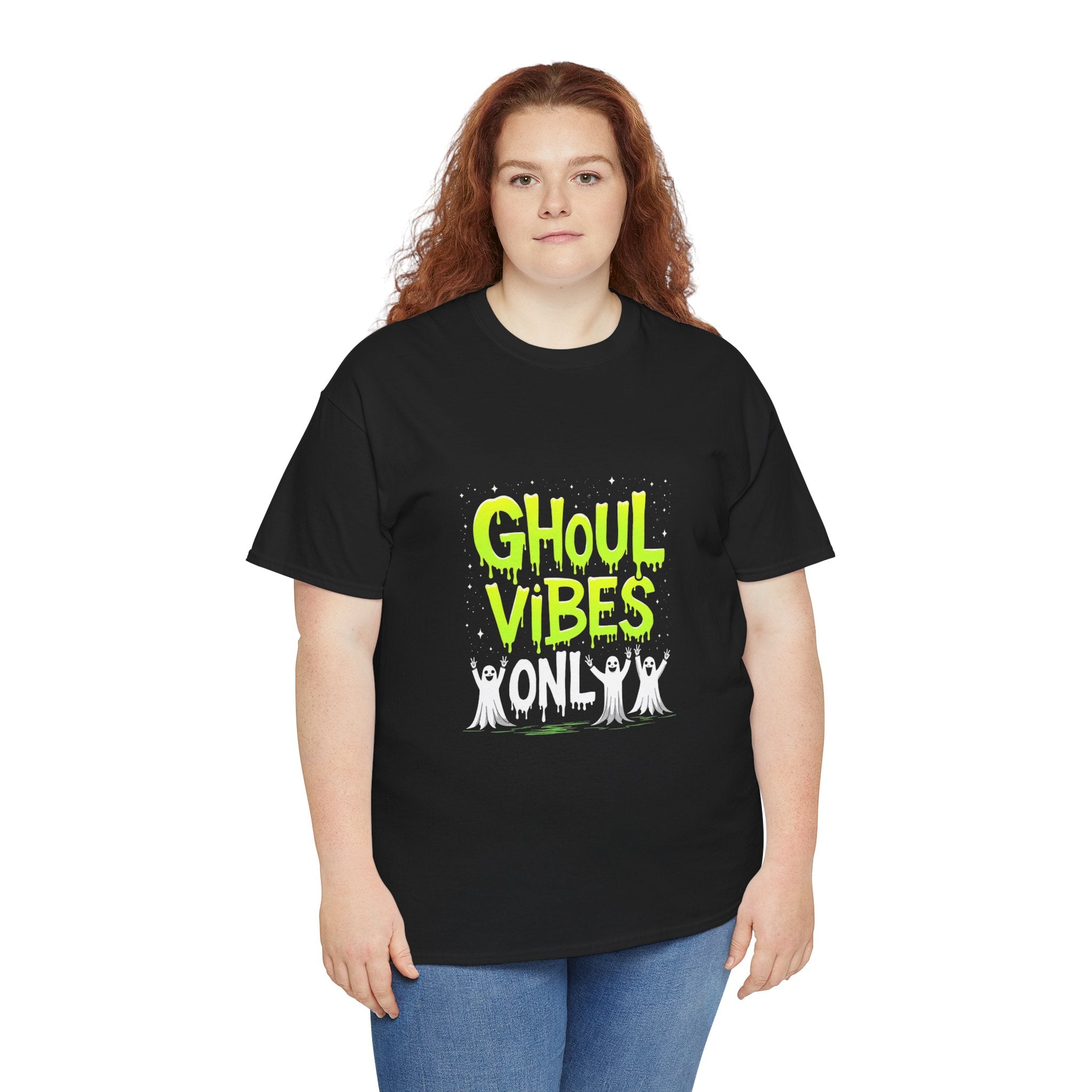 Ghoul Vibes Only Halloween Tee, Spooky Shirt, Unisex Graphic T-Shirt, Halloween Party Apparel, Ghostly Fashion