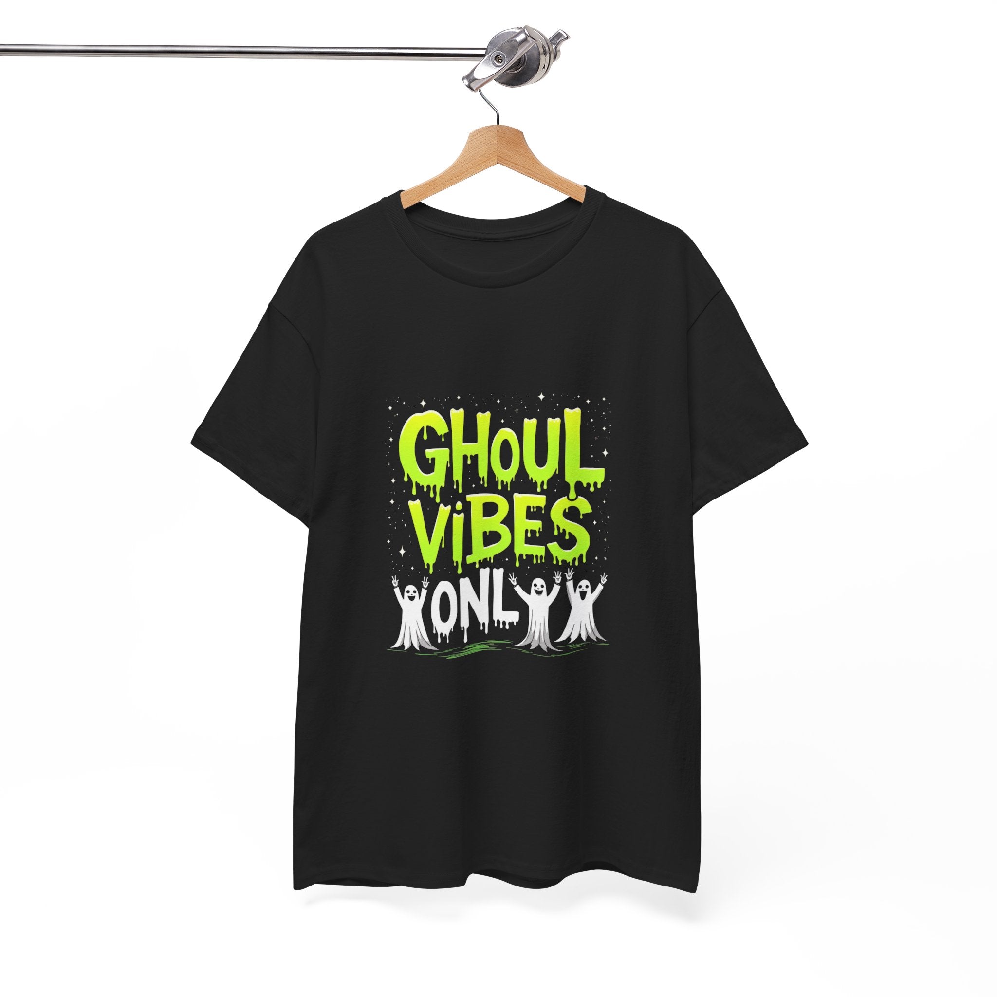 Ghoul Vibes Only Halloween Tee, Spooky Shirt, Unisex Graphic T-Shirt, Halloween Party Apparel, Ghostly Fashion