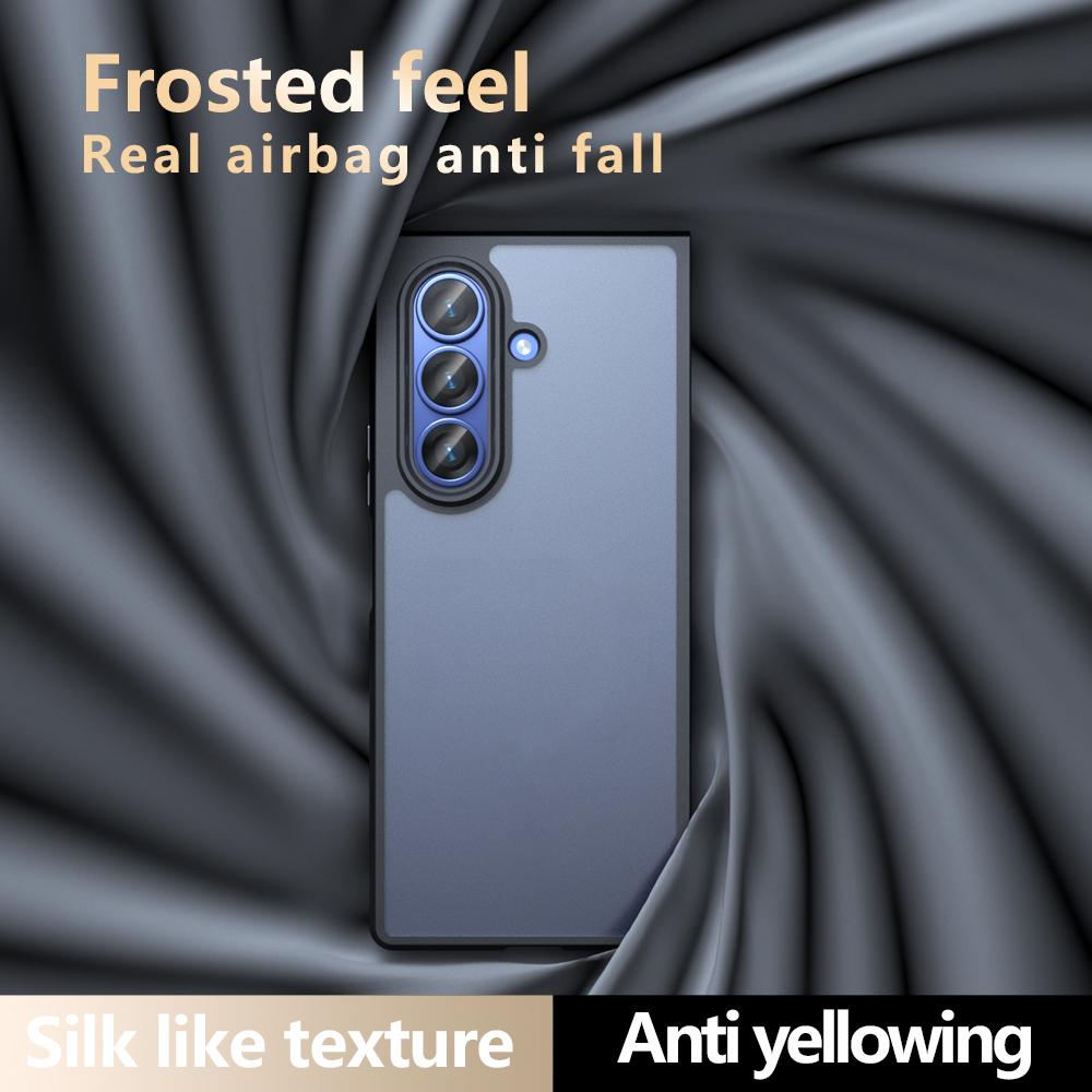 Samsung Galaxy Z Fold7 Armor PC Hybrid TPU Case - Transparent