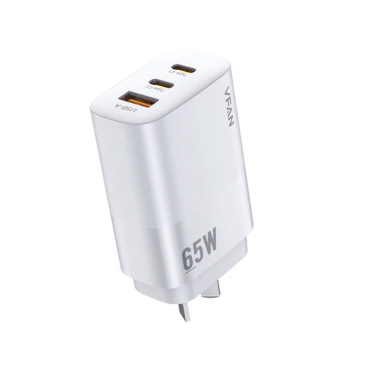 USB Wall Charger Fast Charge 65W PD for MacBook, Surface, Mobile Phones