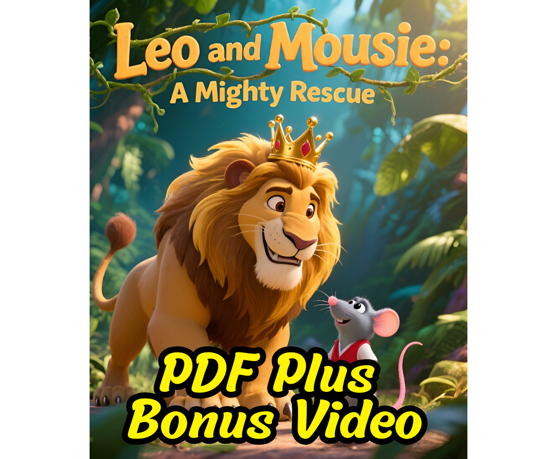 Leo and Mousie Story PDF: Children's Printable Book + Video (Ages 3-8)
