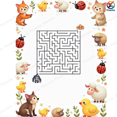 Maze Book for Kids PDF | Hard Level Mazes | Level 3 Printable